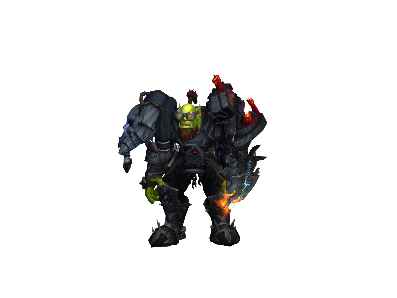 Kapkanas 3D character render