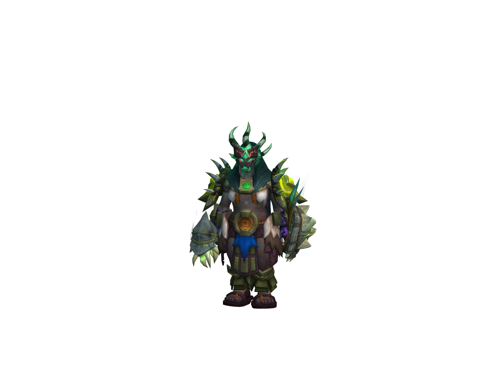 Turokda 3D character render