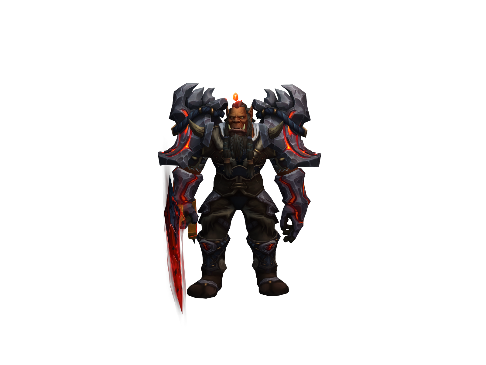 Whutan 3D character render