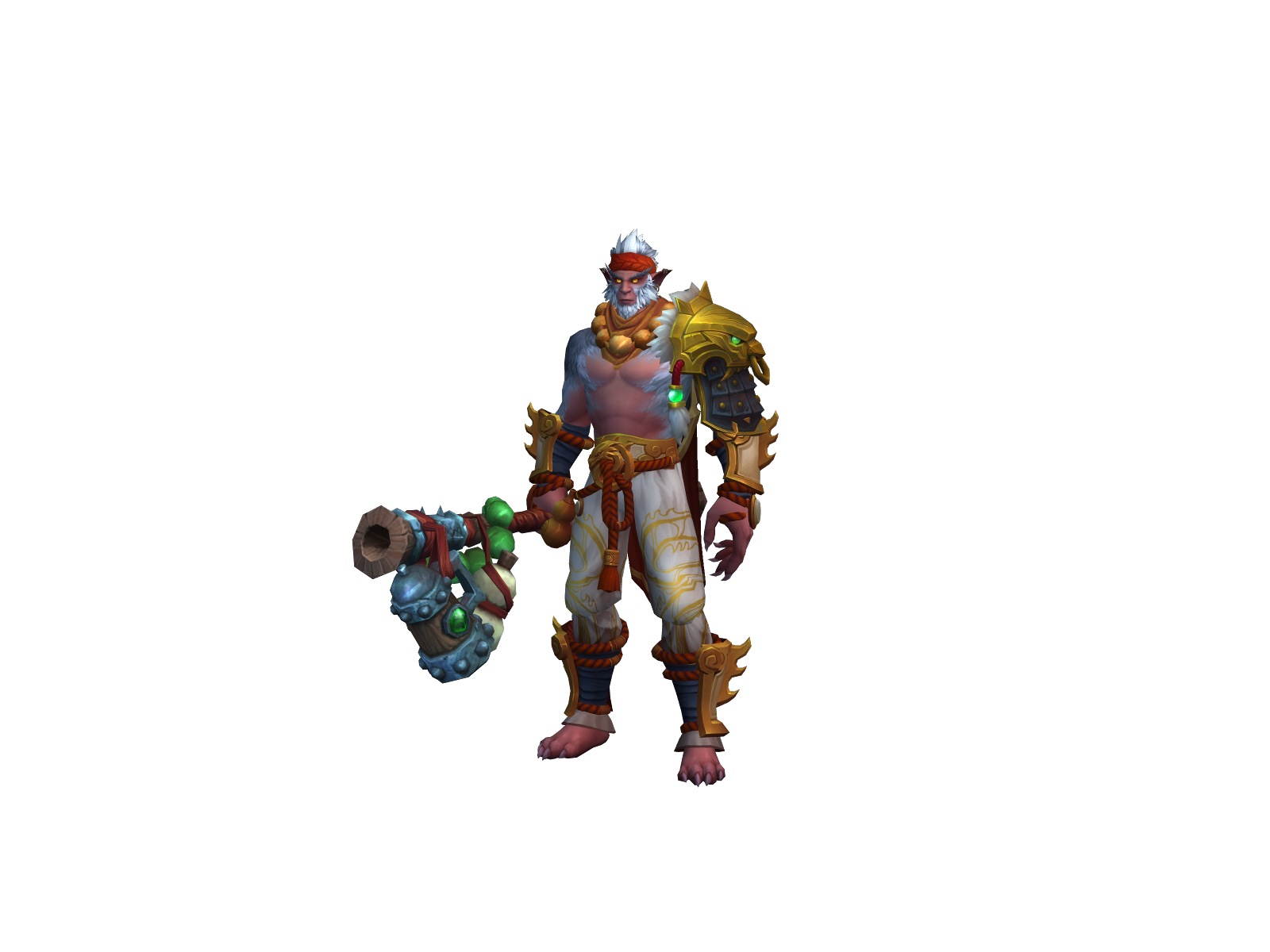 Whukong 3D character render