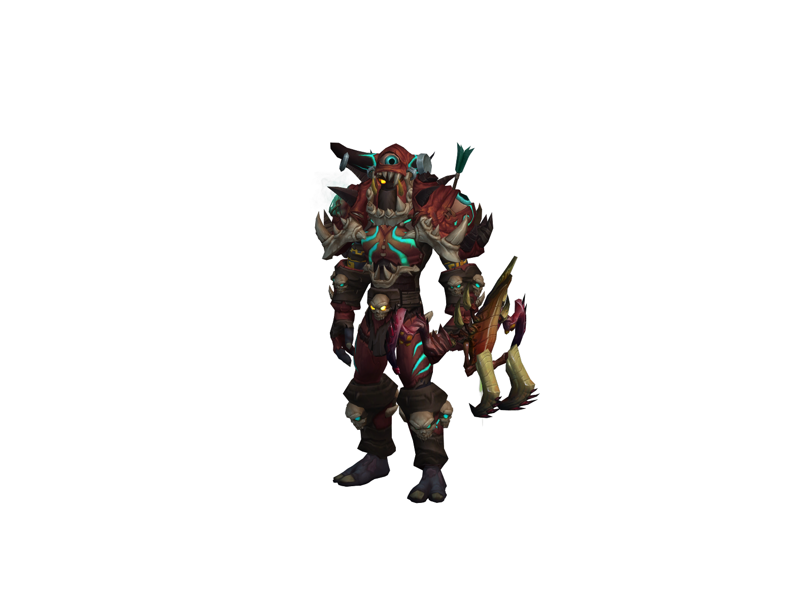 Pilinoth 3D character render