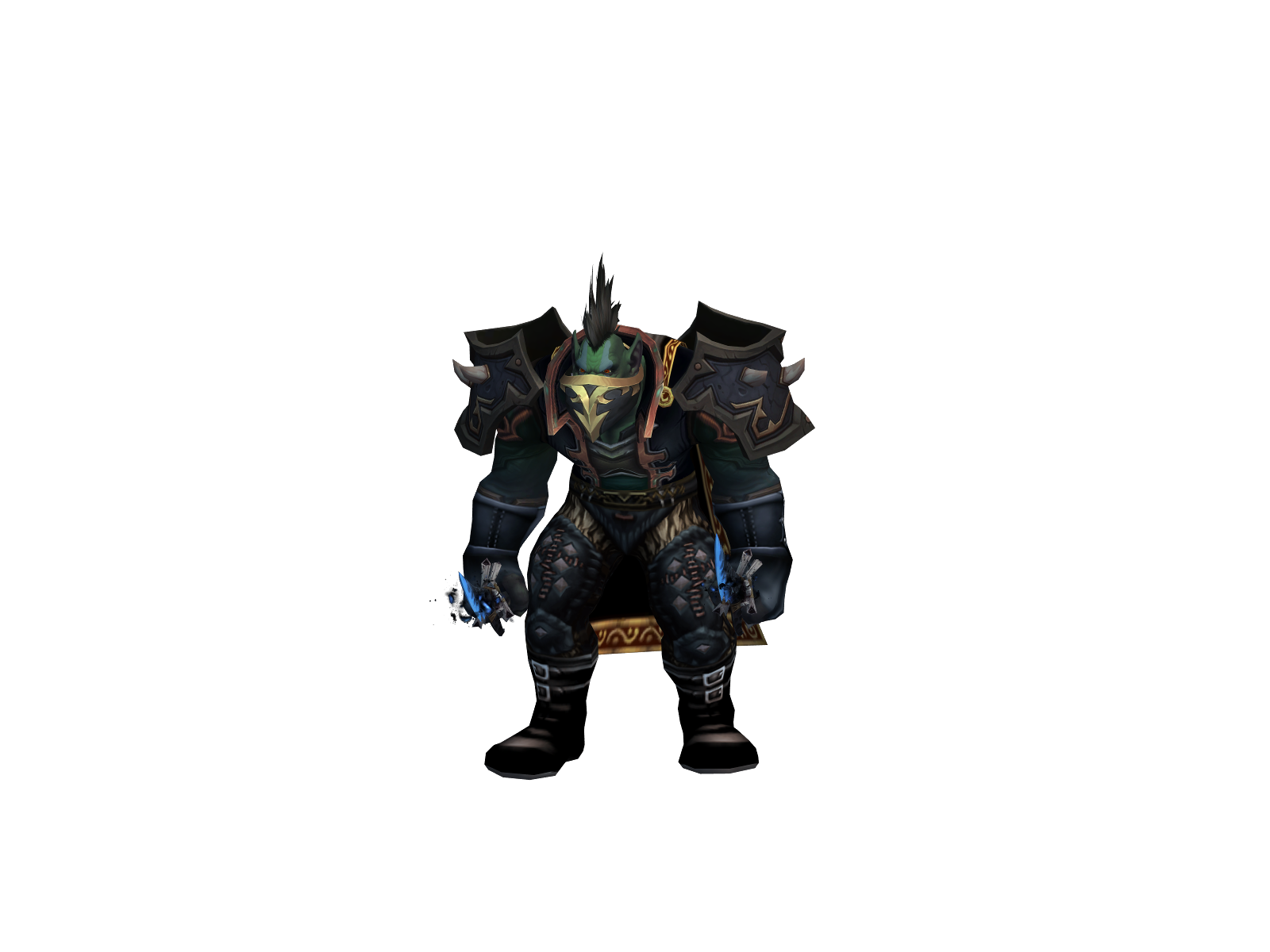 Aluun 3D character render