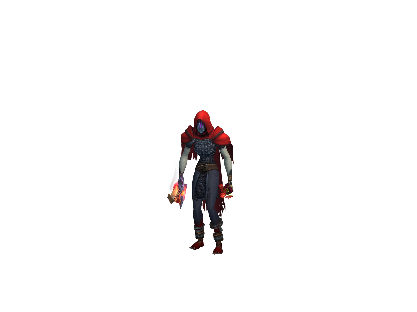 Unperky 3D character render