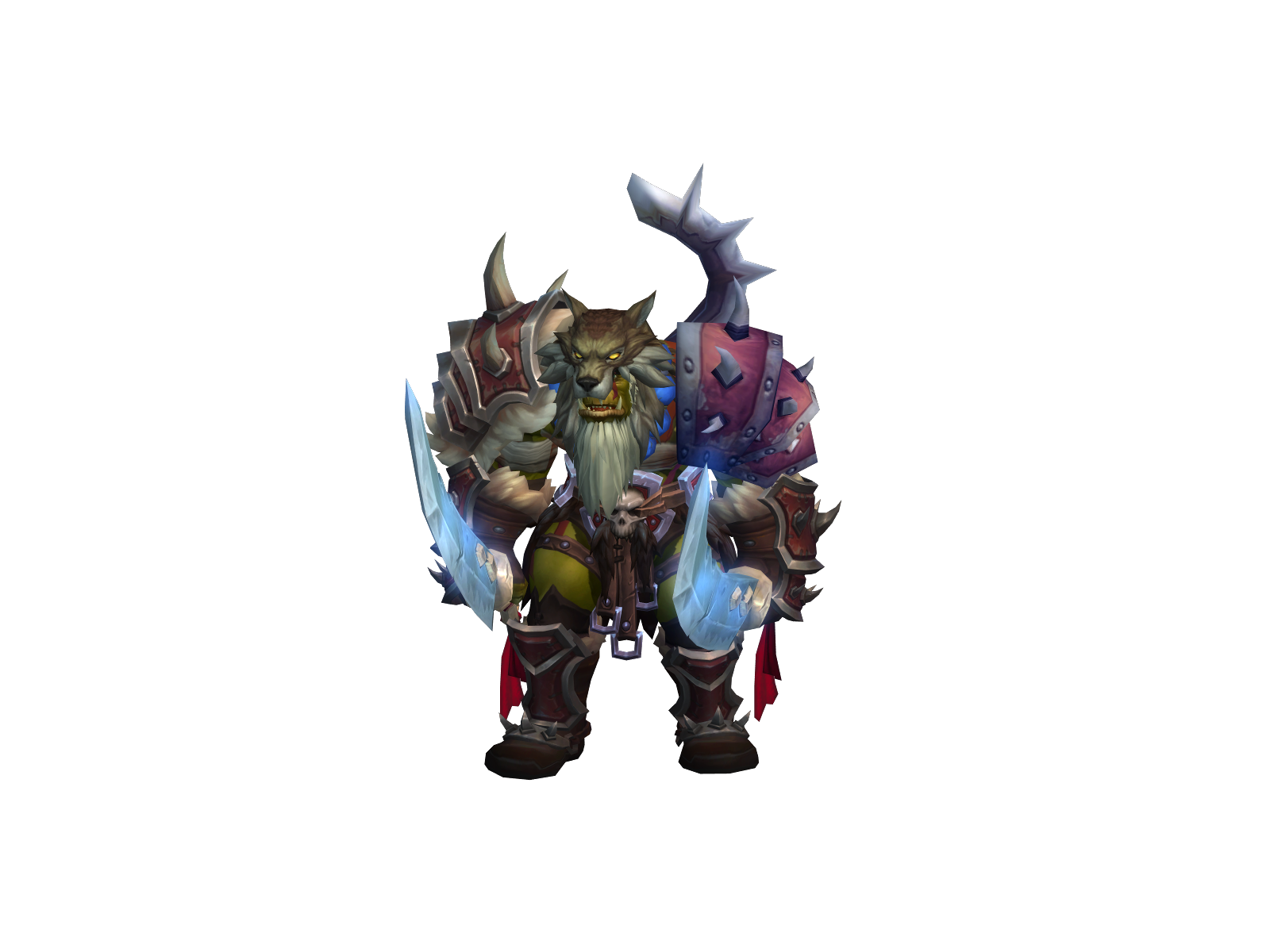 Bladewolf 3D character render