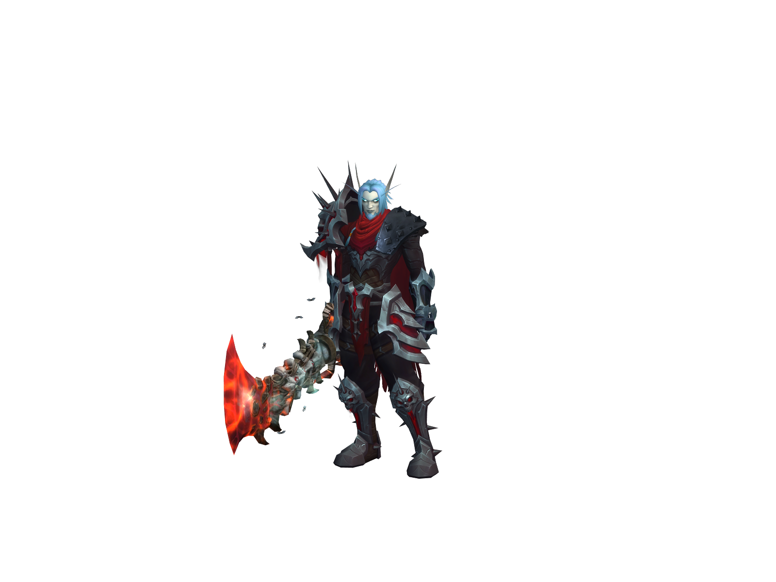 Throe 3D character render