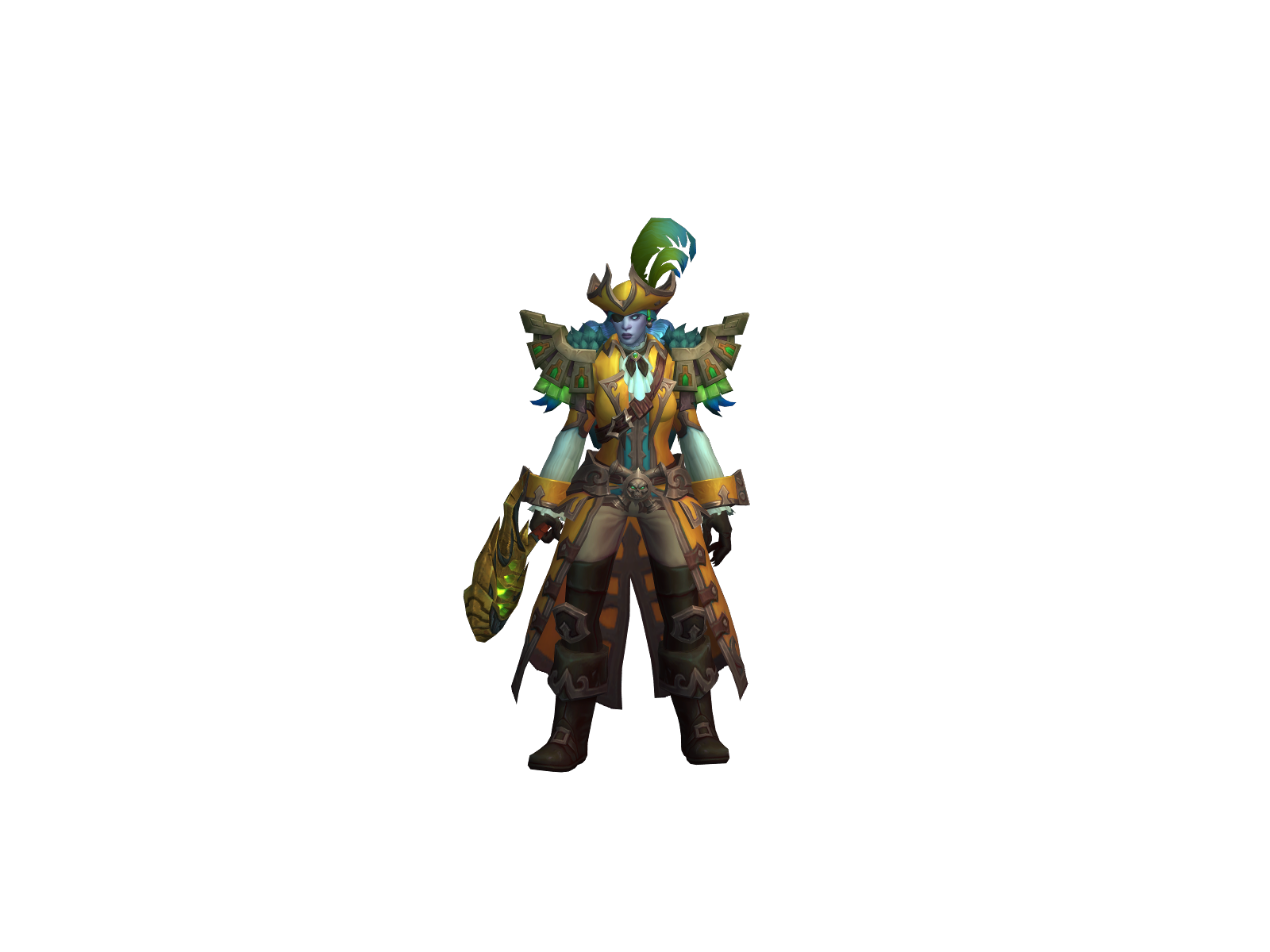Ineptus 3D character render