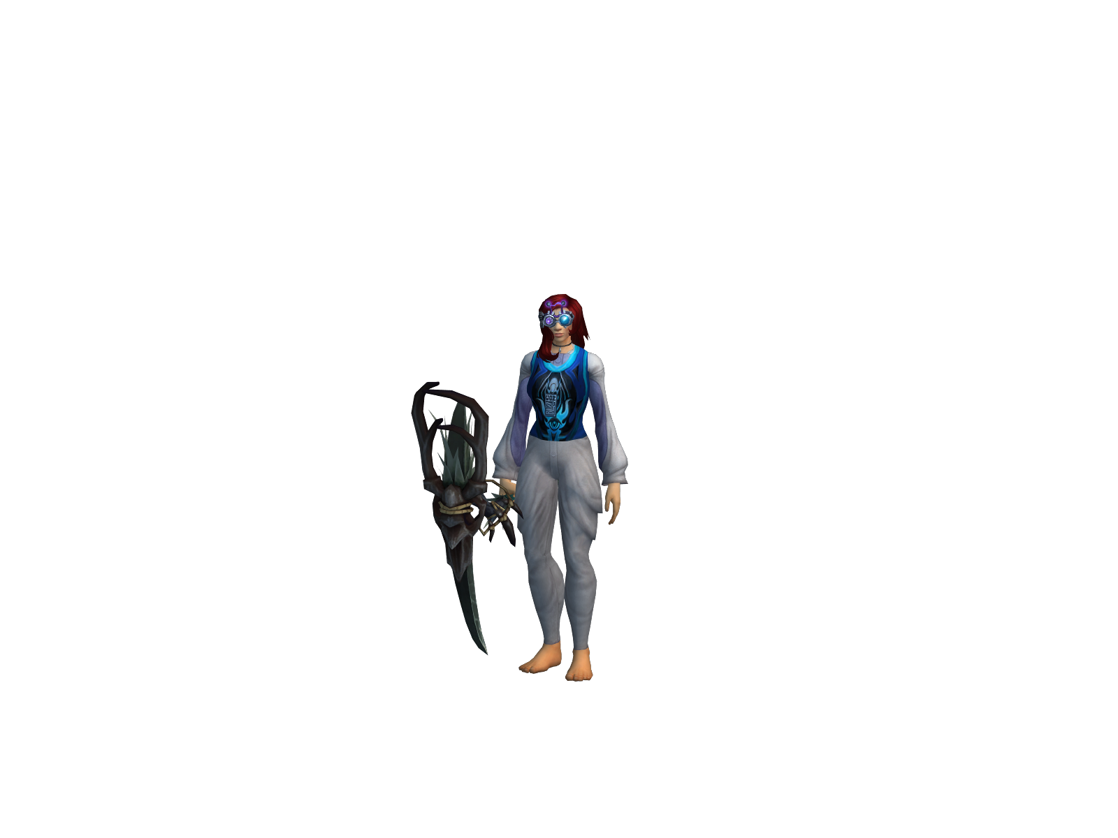 Fëlgøðx 3D character render