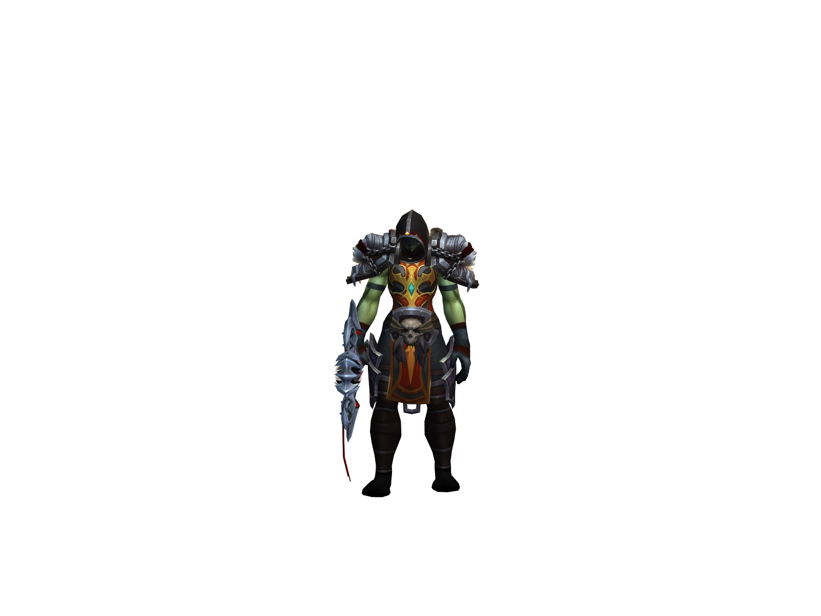Djpork 3D character render