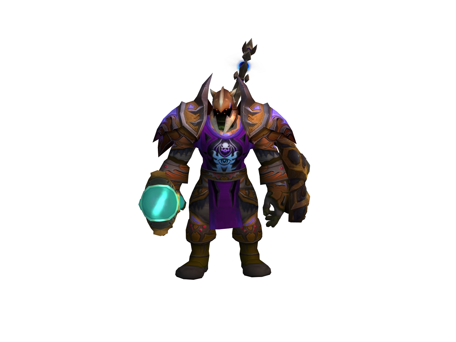 Orcshaman 3D character render