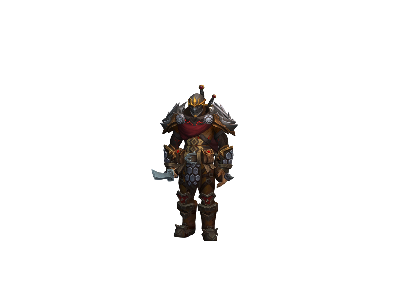Krayven 3D character render