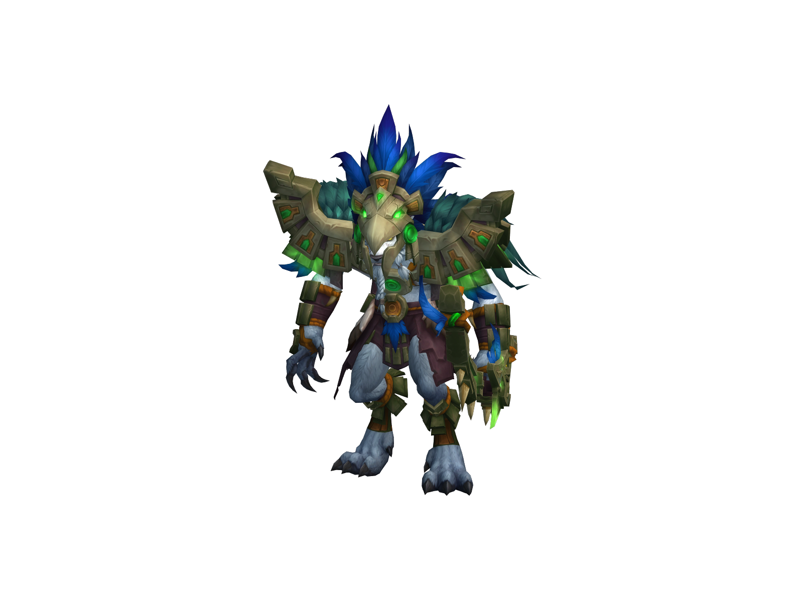 Wolfchi 3D character render