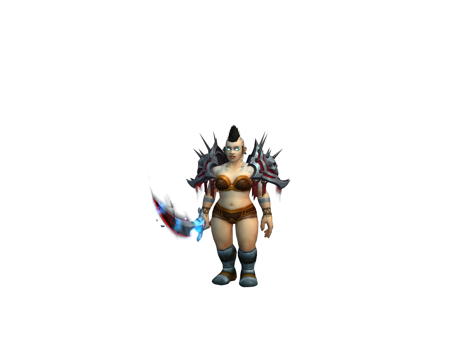 Naineabarbe 3D character render