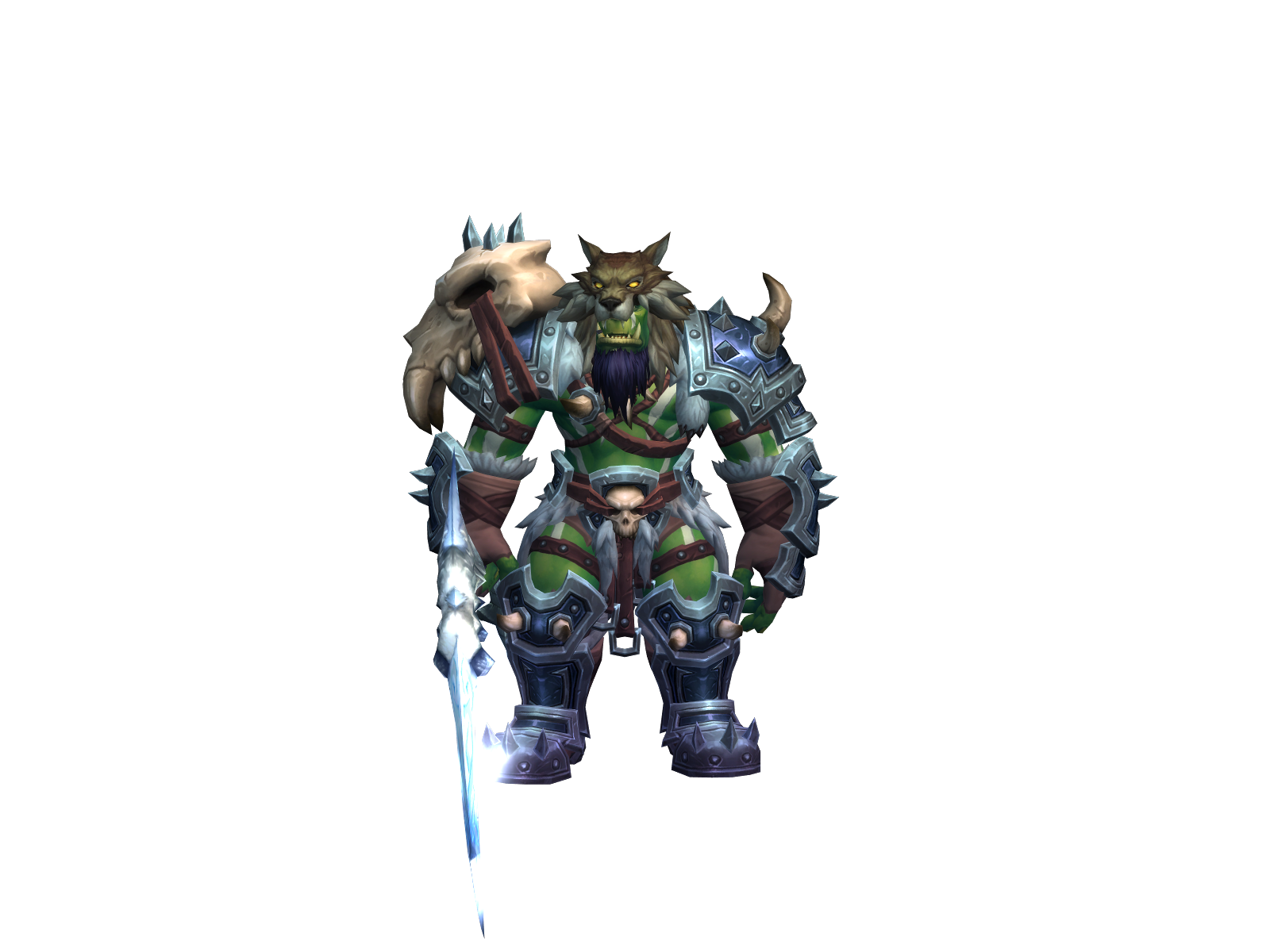 Crolwolf 3D character render