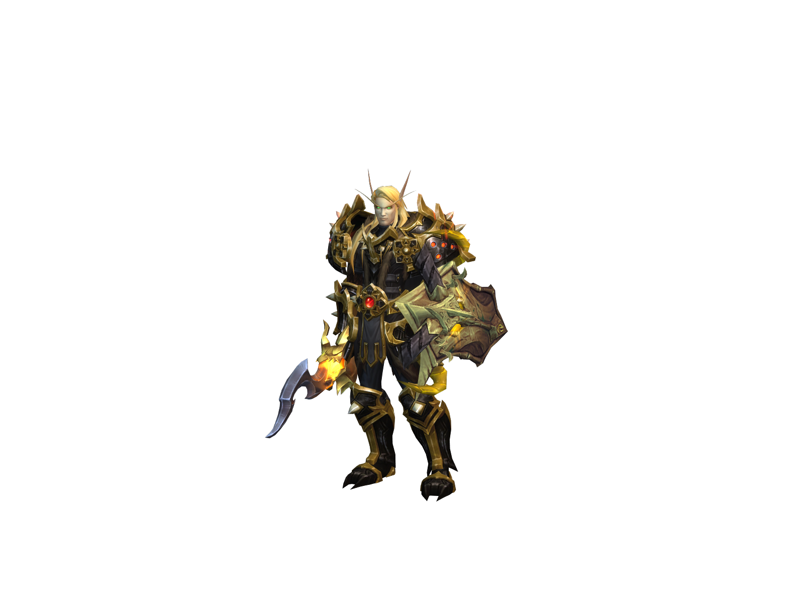 Gauderick 3D character render