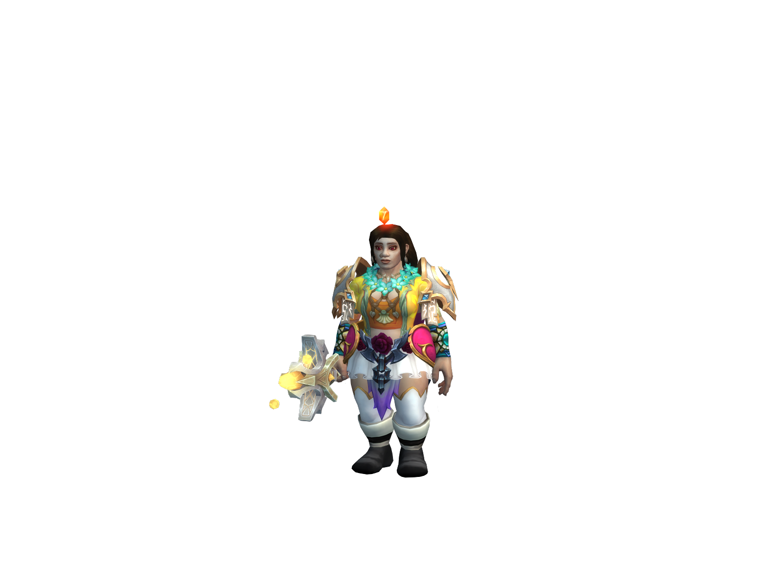 Zaffirana 3D character render