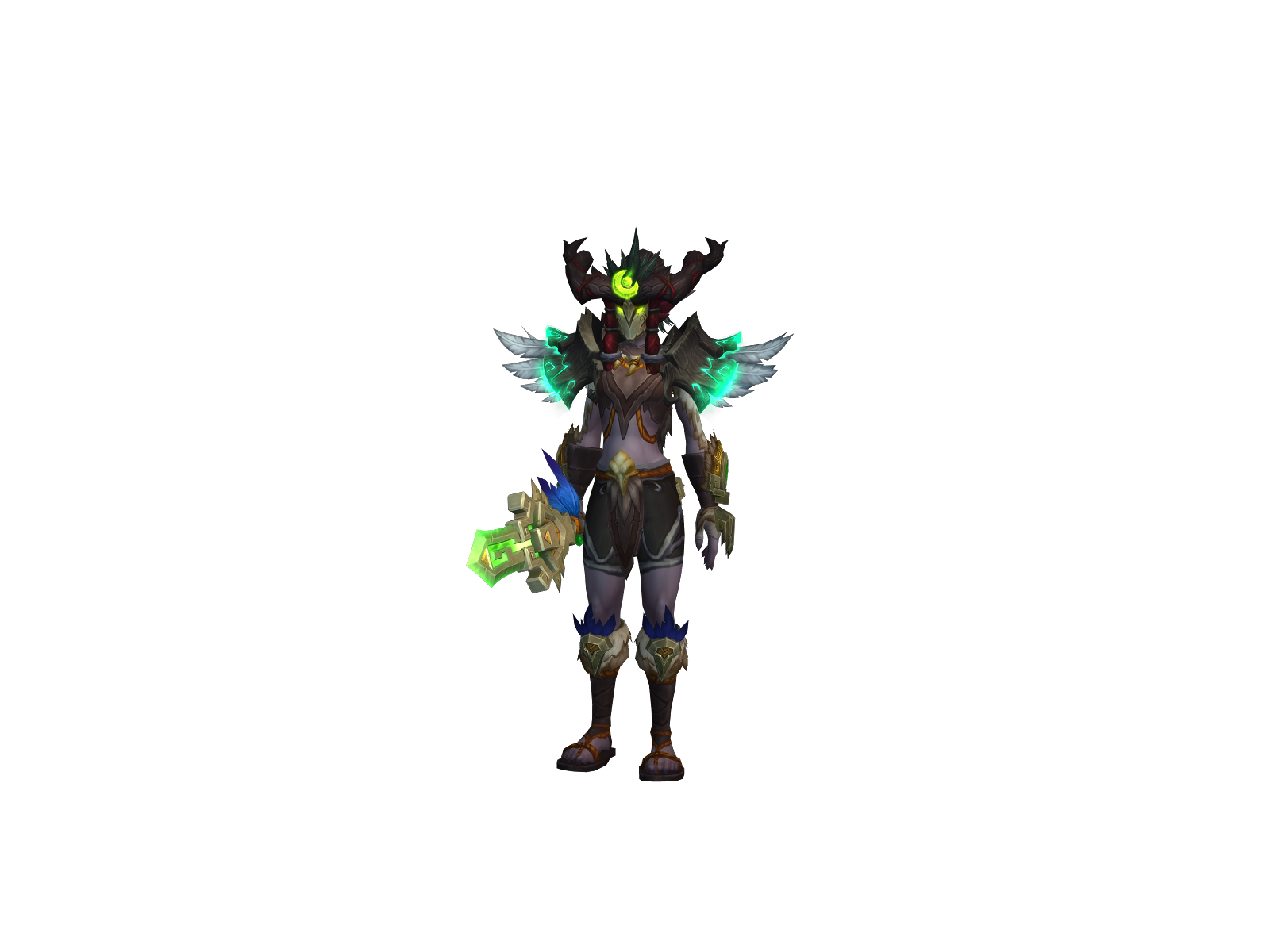 Qfac 3D character render