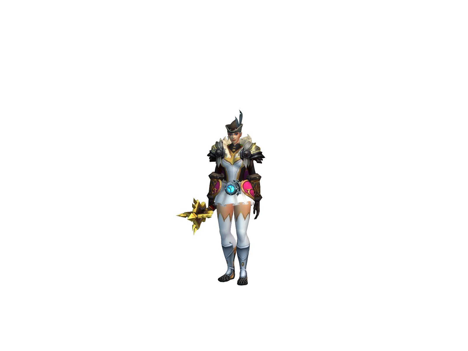 Evazen 3D character render