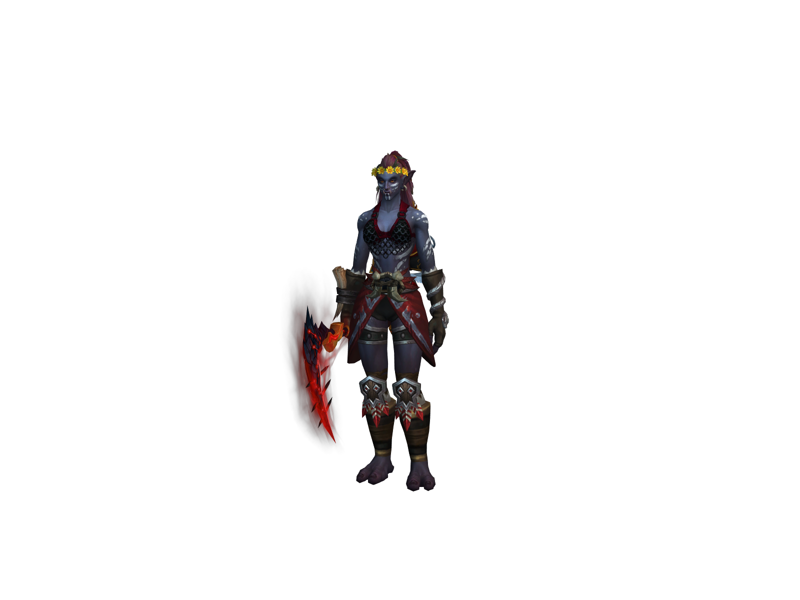 Baixia 3D character render