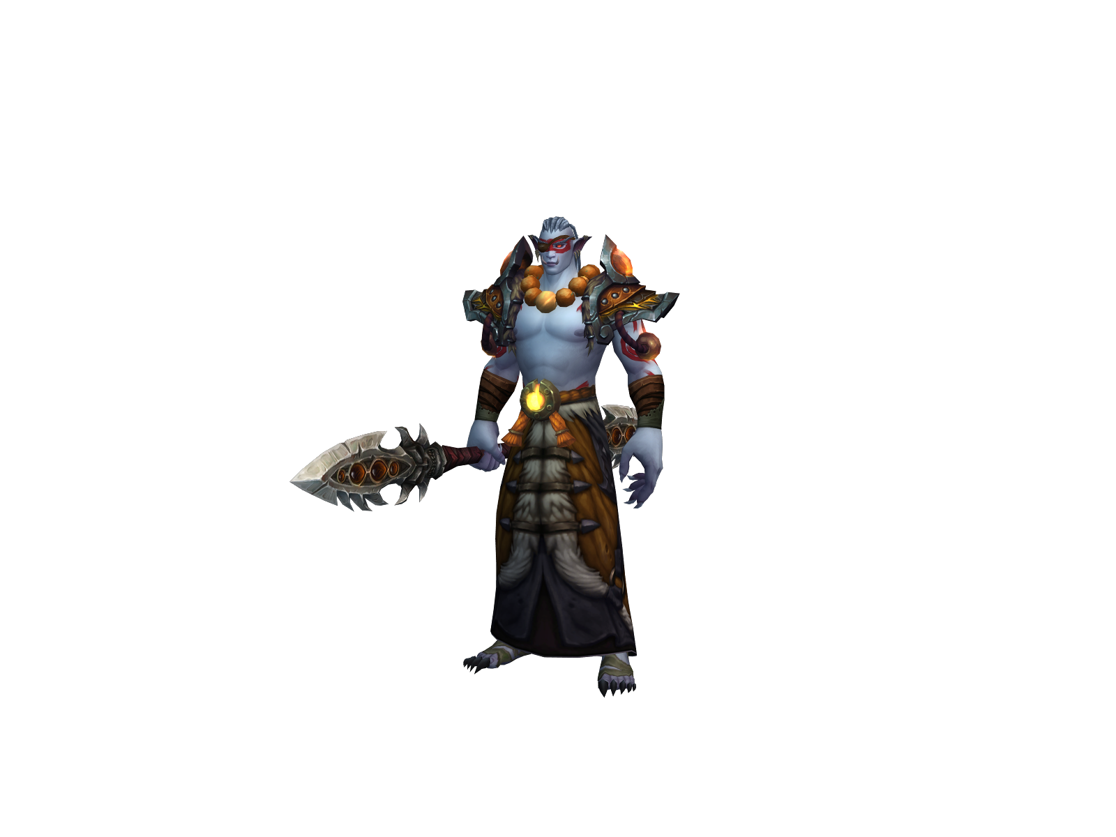 Zenah 3D character render