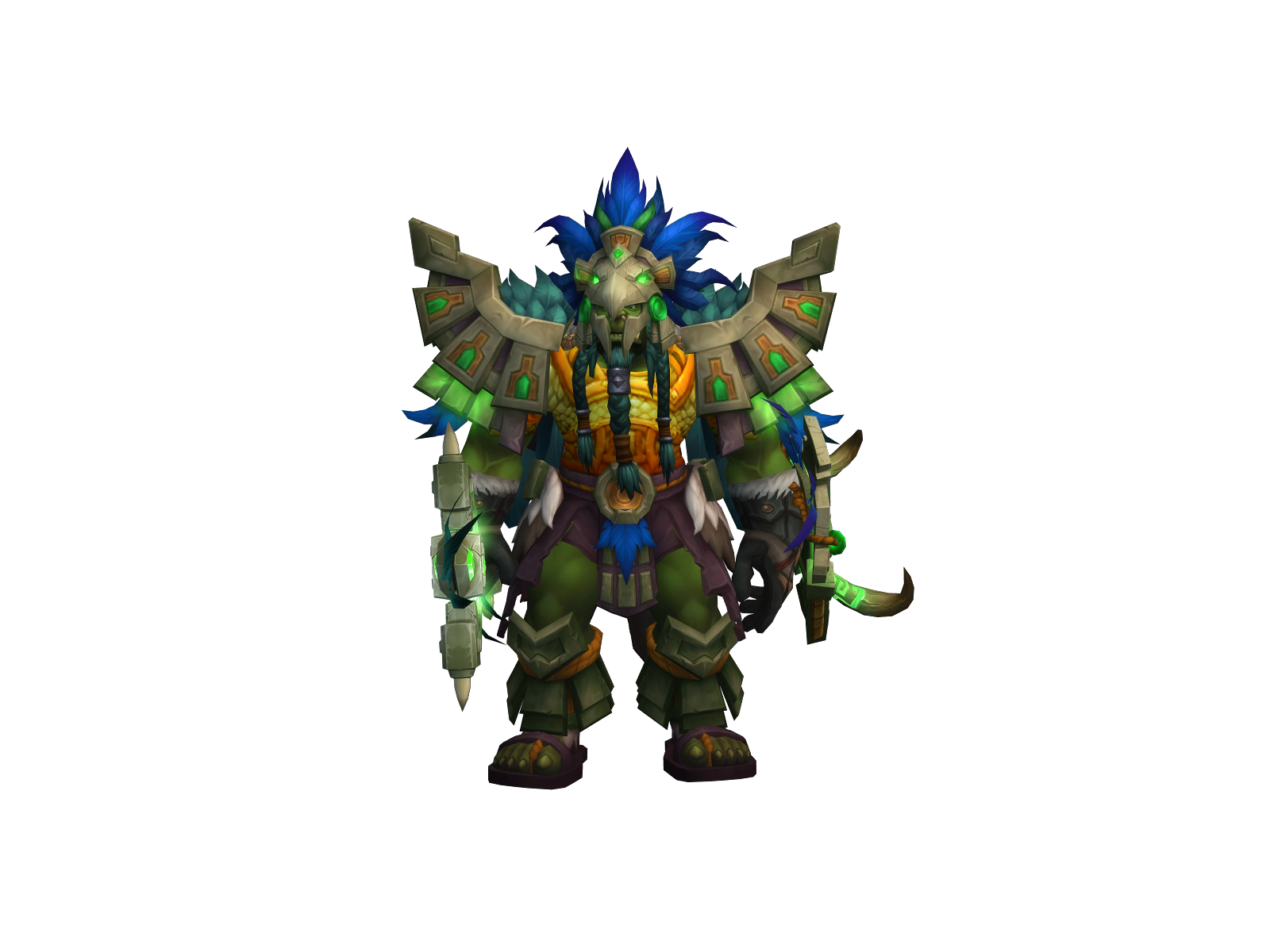 Trhaall 3D character render