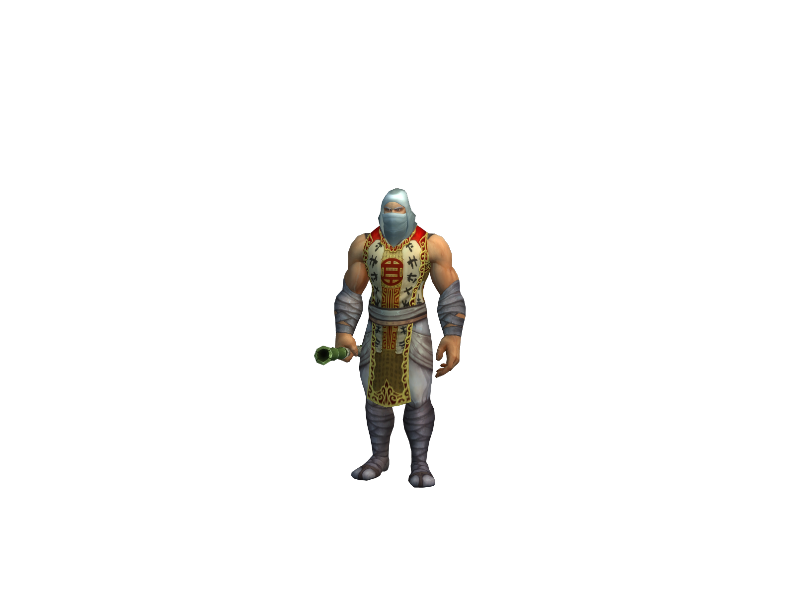 Karradine 3D character render