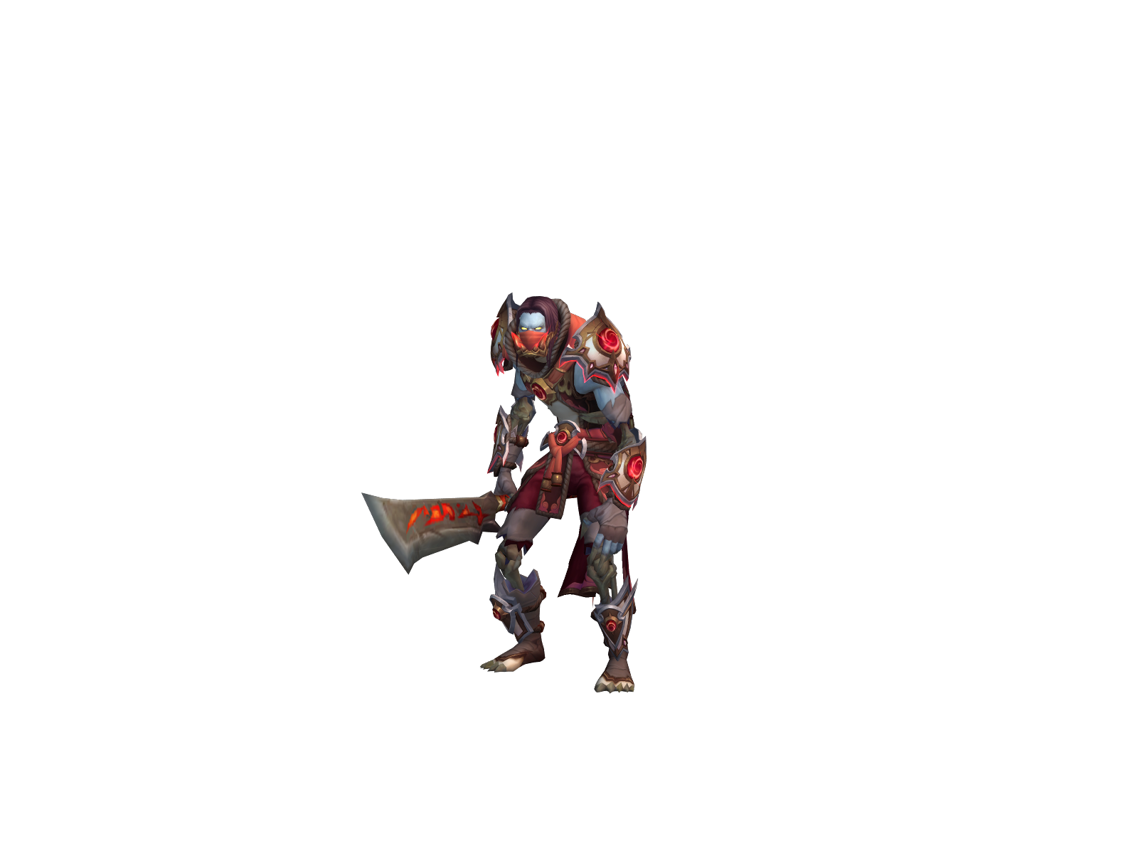 Røär 3D character render