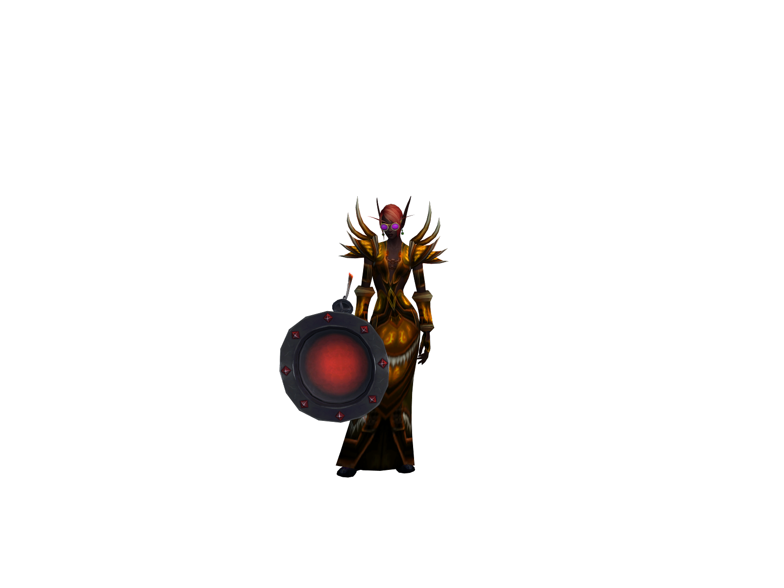 Caull 3D character render