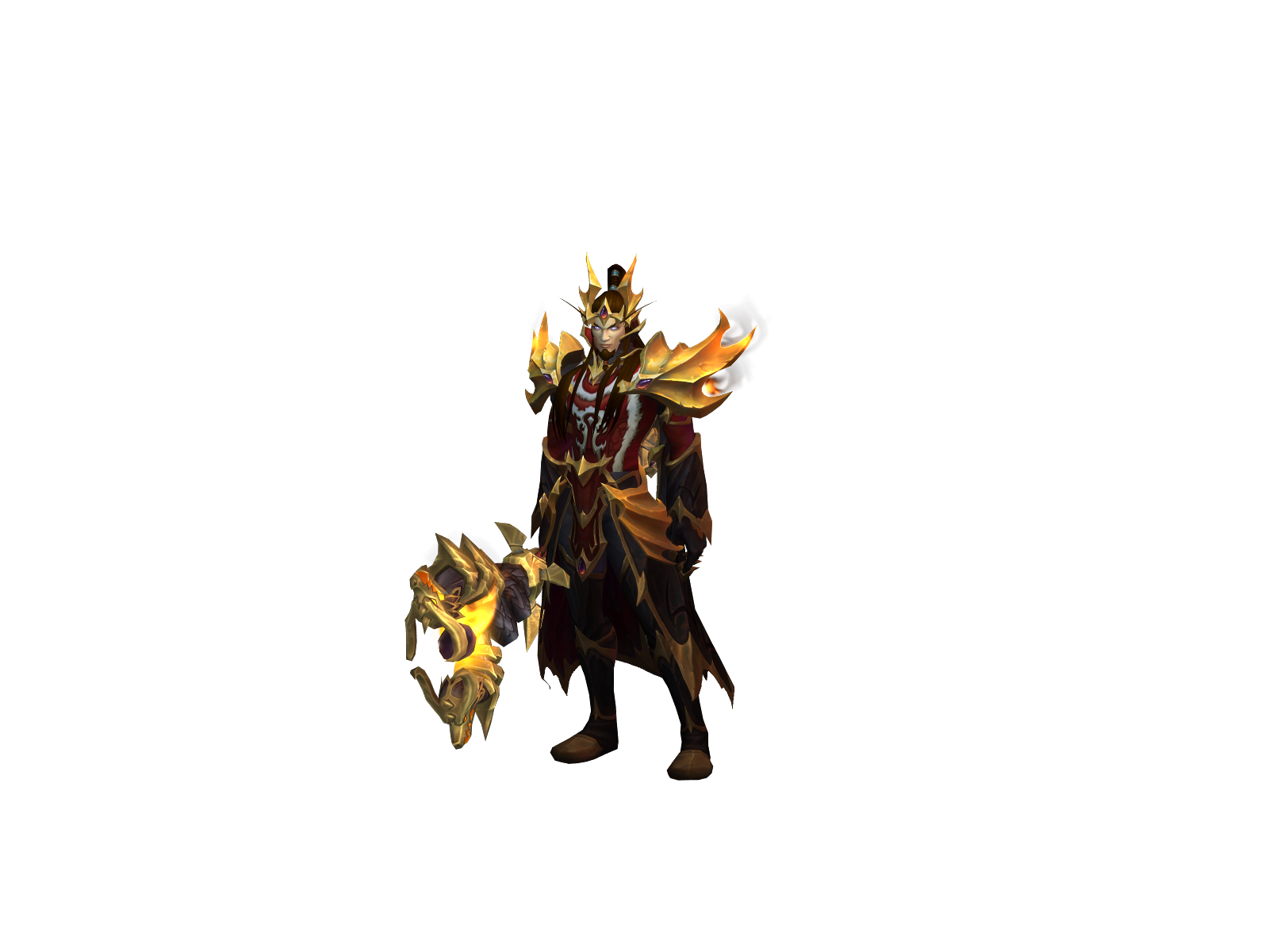 Haarbaard 3D character render