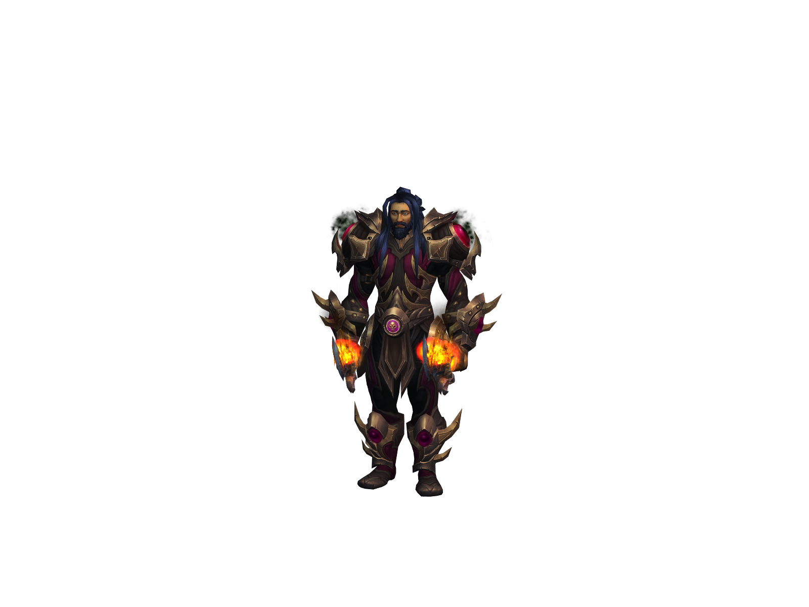 Crout 3D character render
