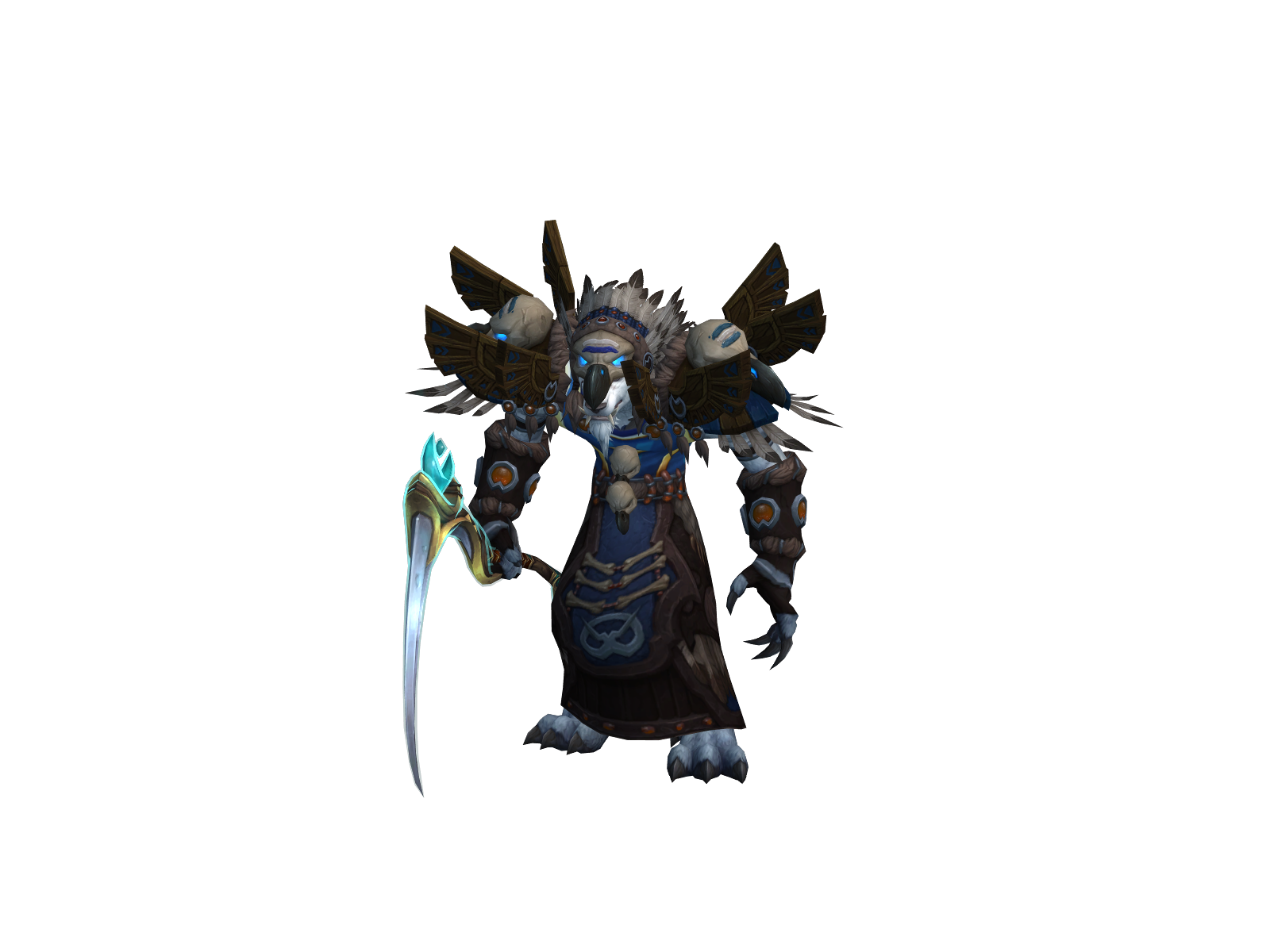 Lunaryon 3D character render