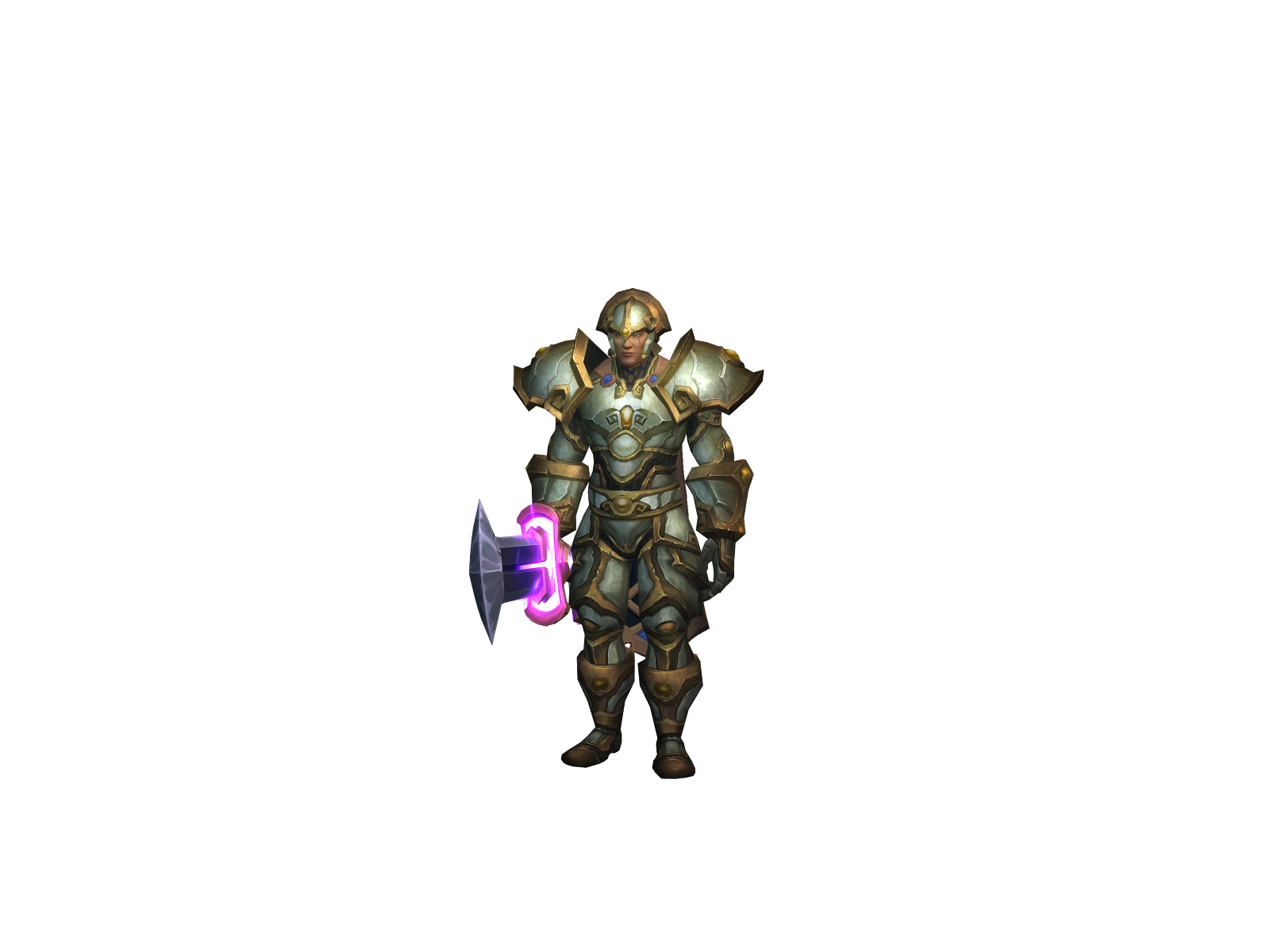 élu 3D character render