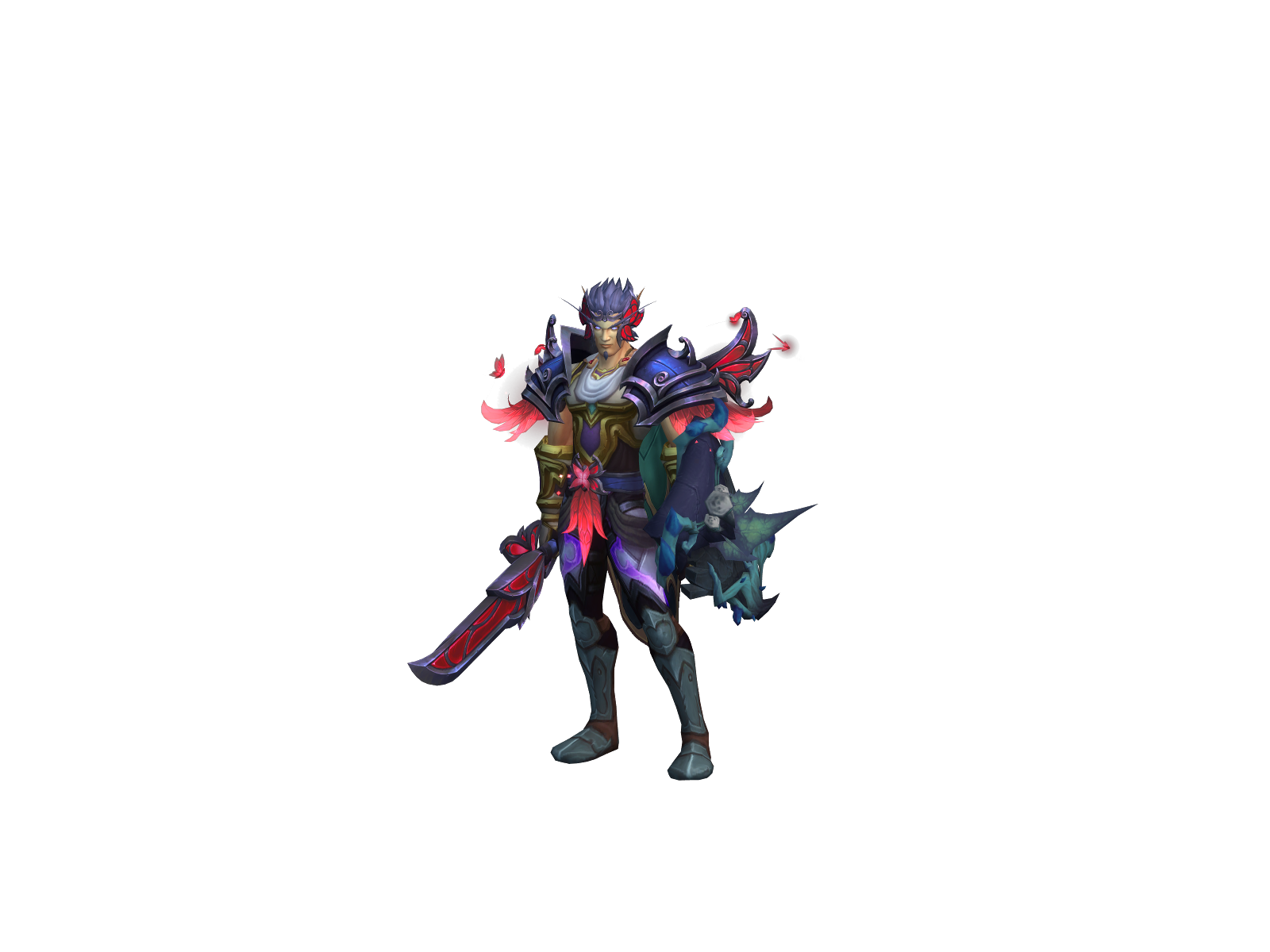 Slaax 3D character render