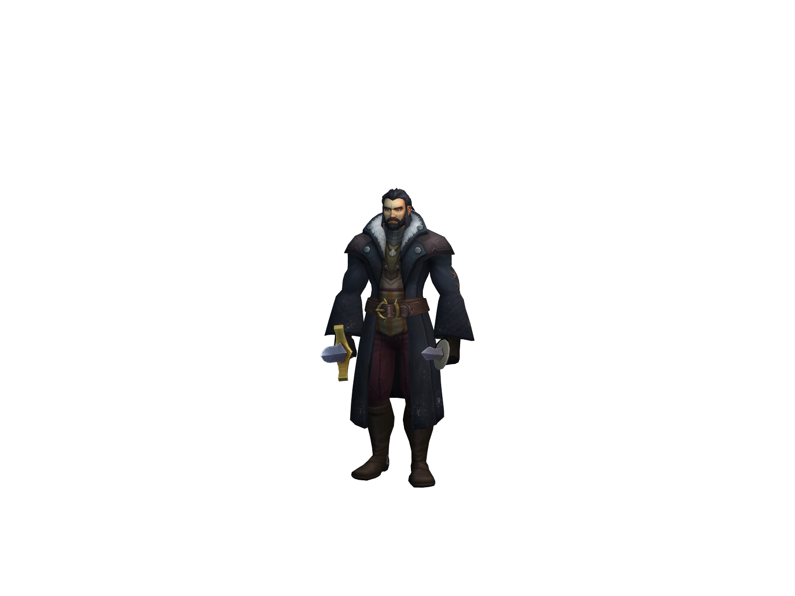 Agandaûr 3D character render