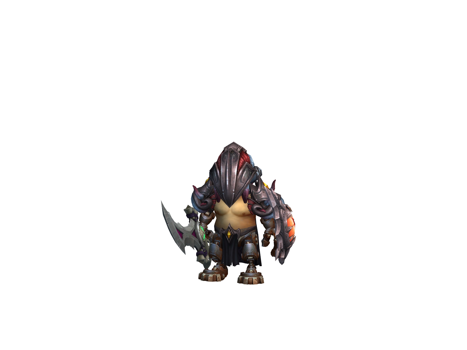 Lhellodin 3D character render