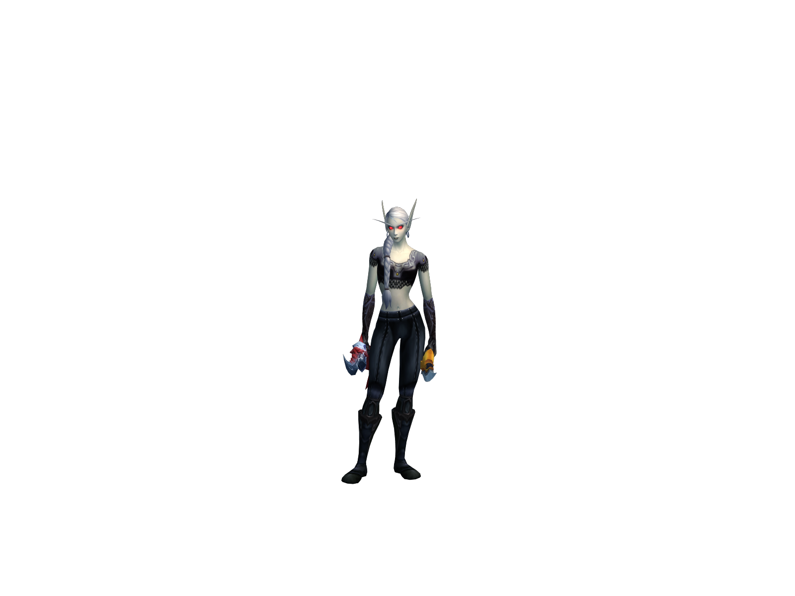 Hayle 3D character render