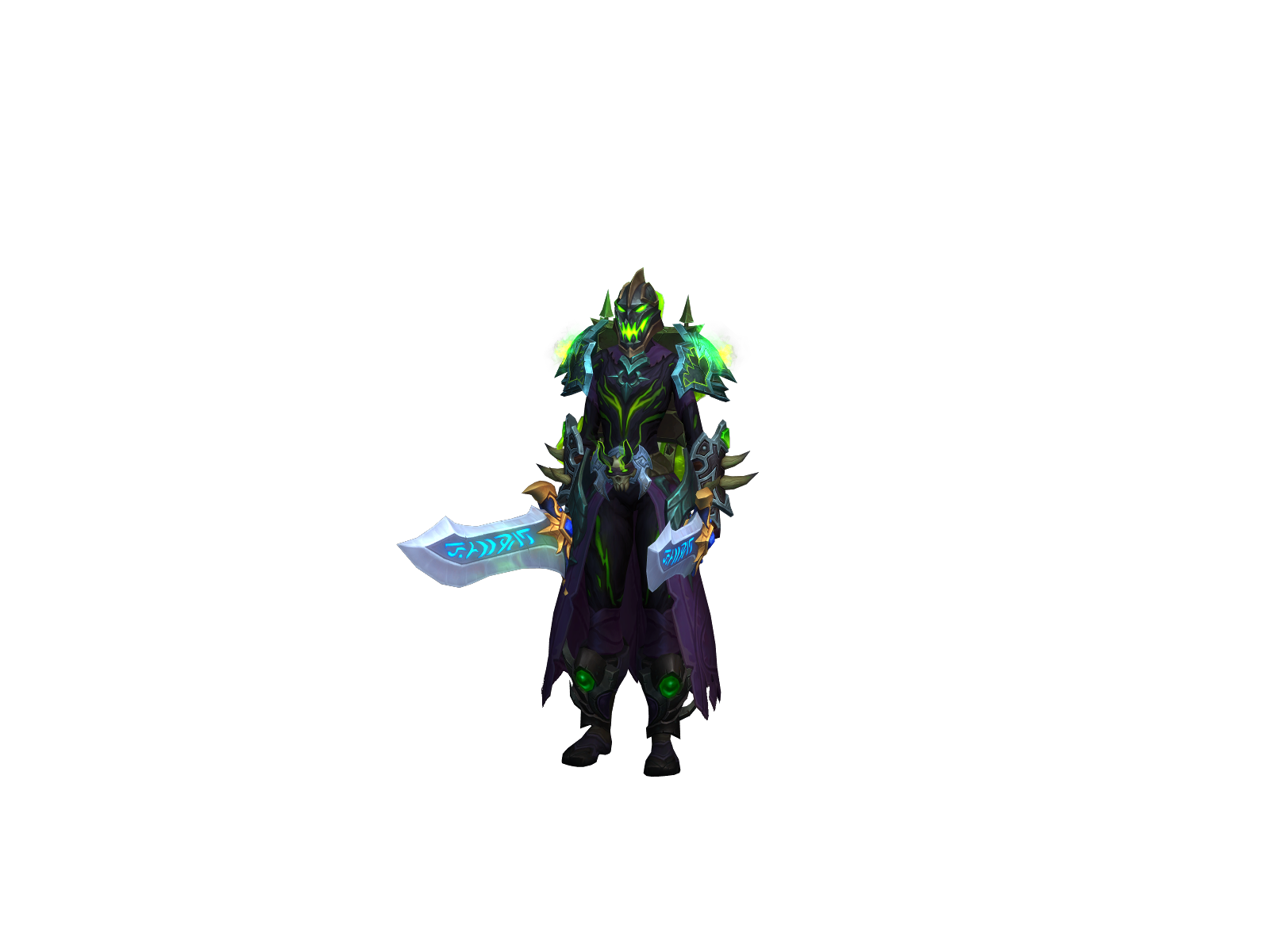 Illidari 3D character render