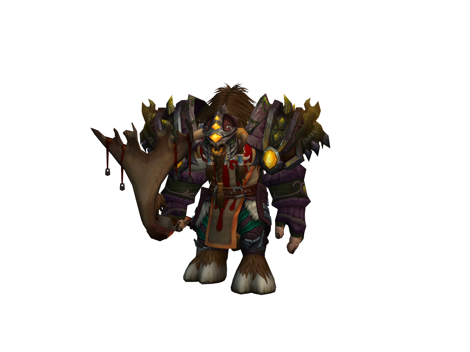 Adebar 3D character render