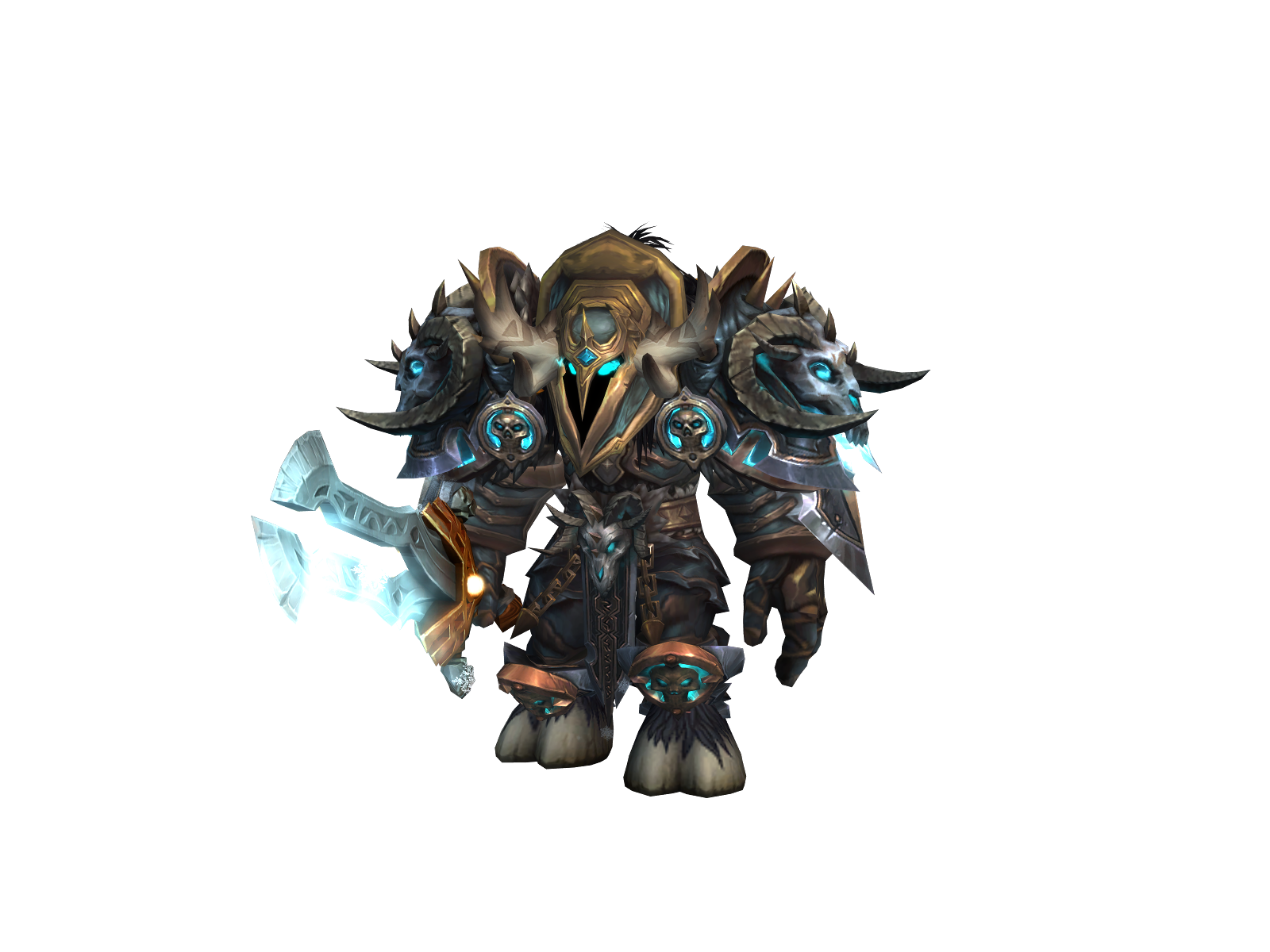 Beefy 3D character render