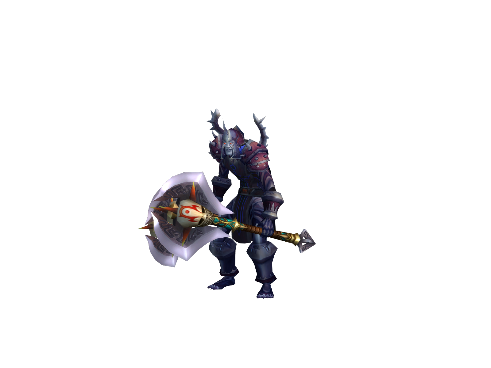 Blackdelu 3D character render