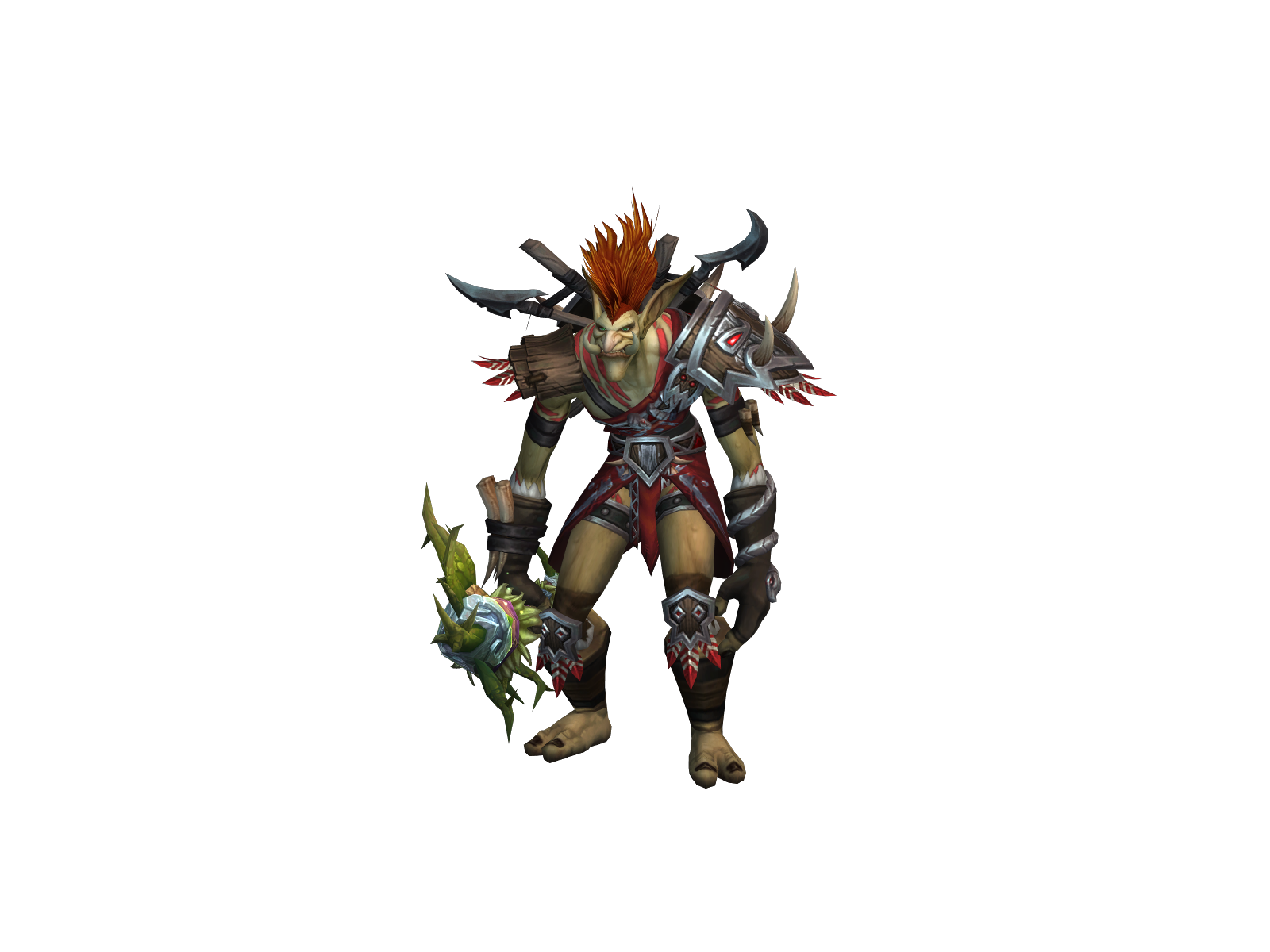 Warthhogga 3D character render