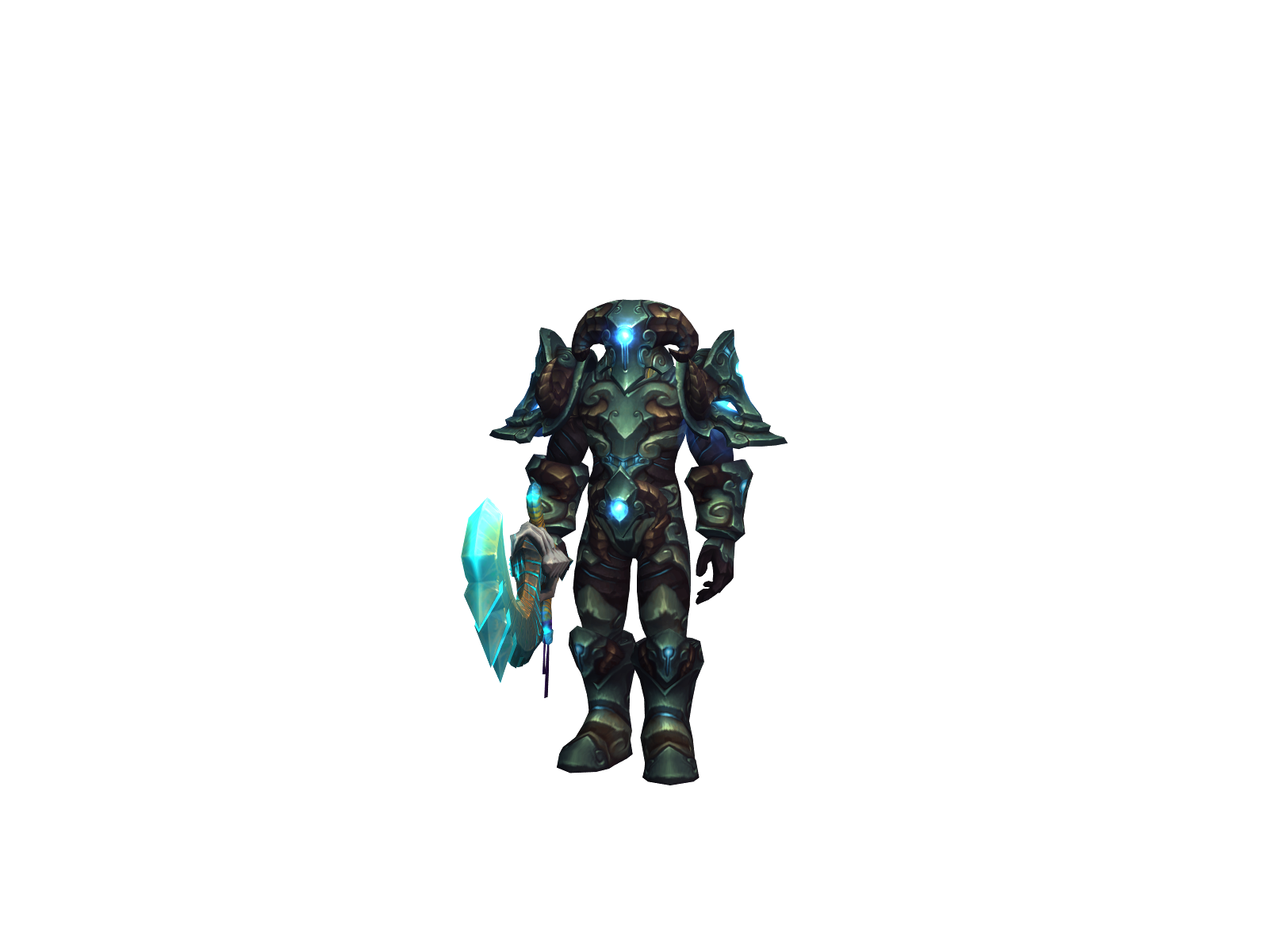 Denshroud 3D character render
