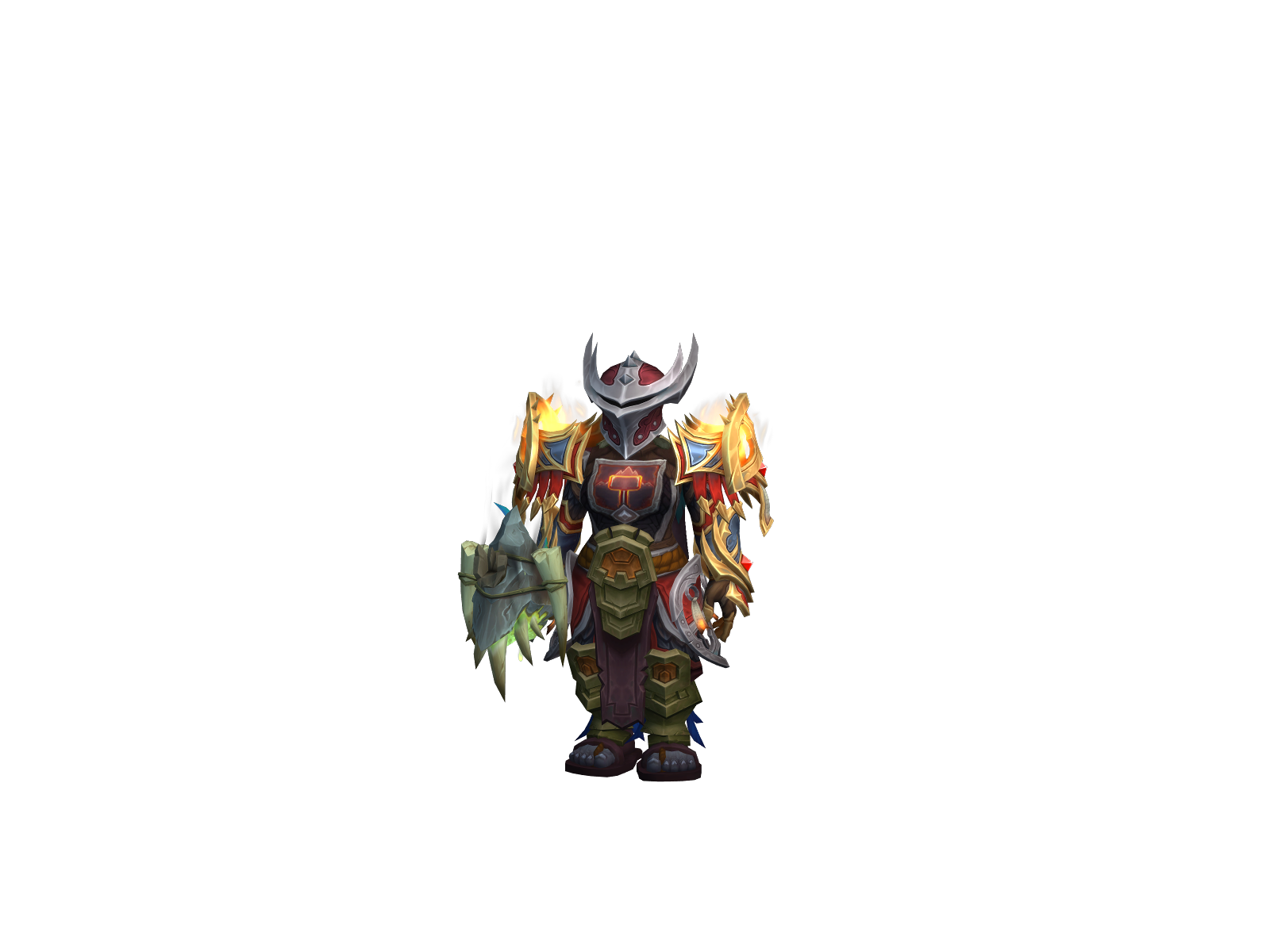 Radiate 3D character render