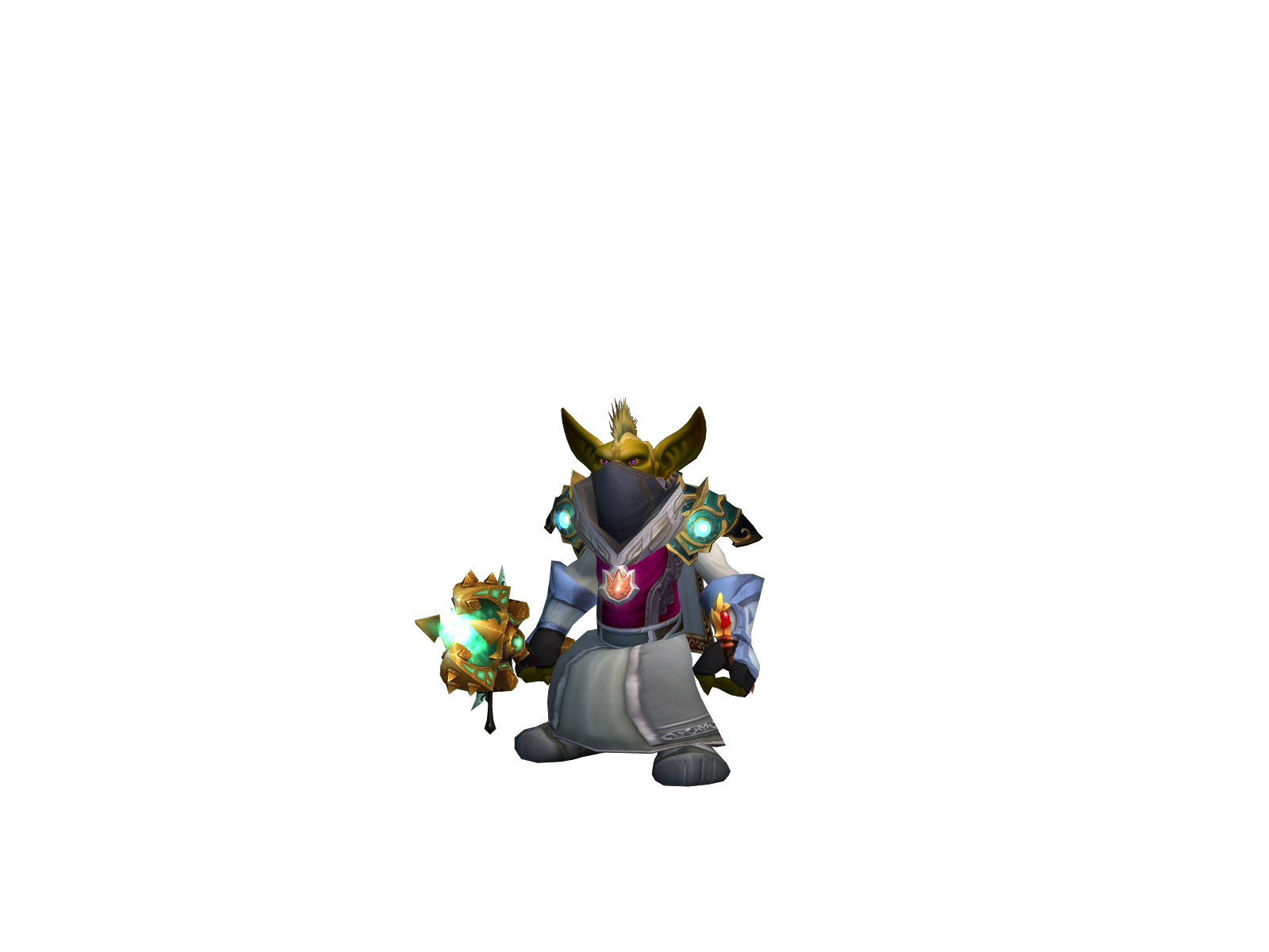 Uncléan 3D character render