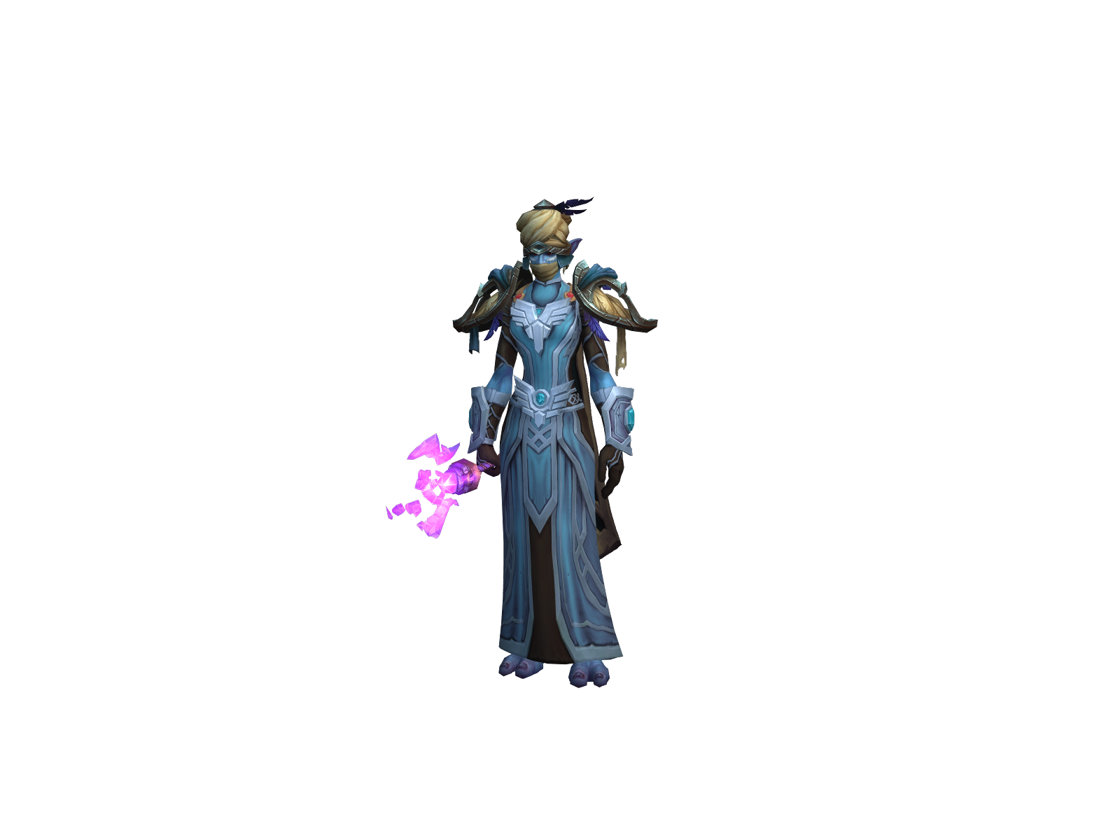 Afeya 3D character render
