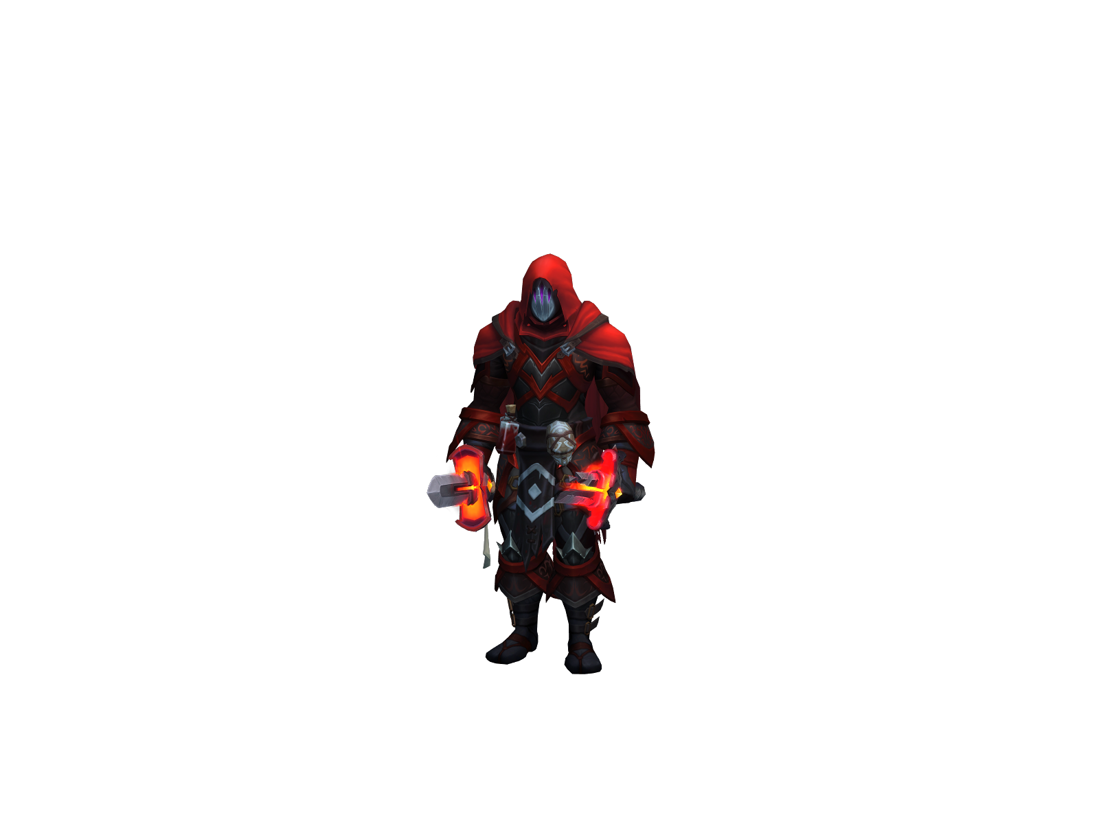 Gaunt 3D character render