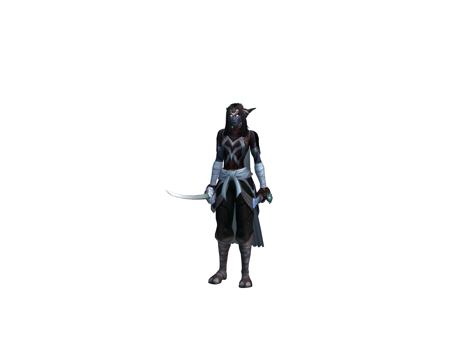 Veillétoile 3D character render
