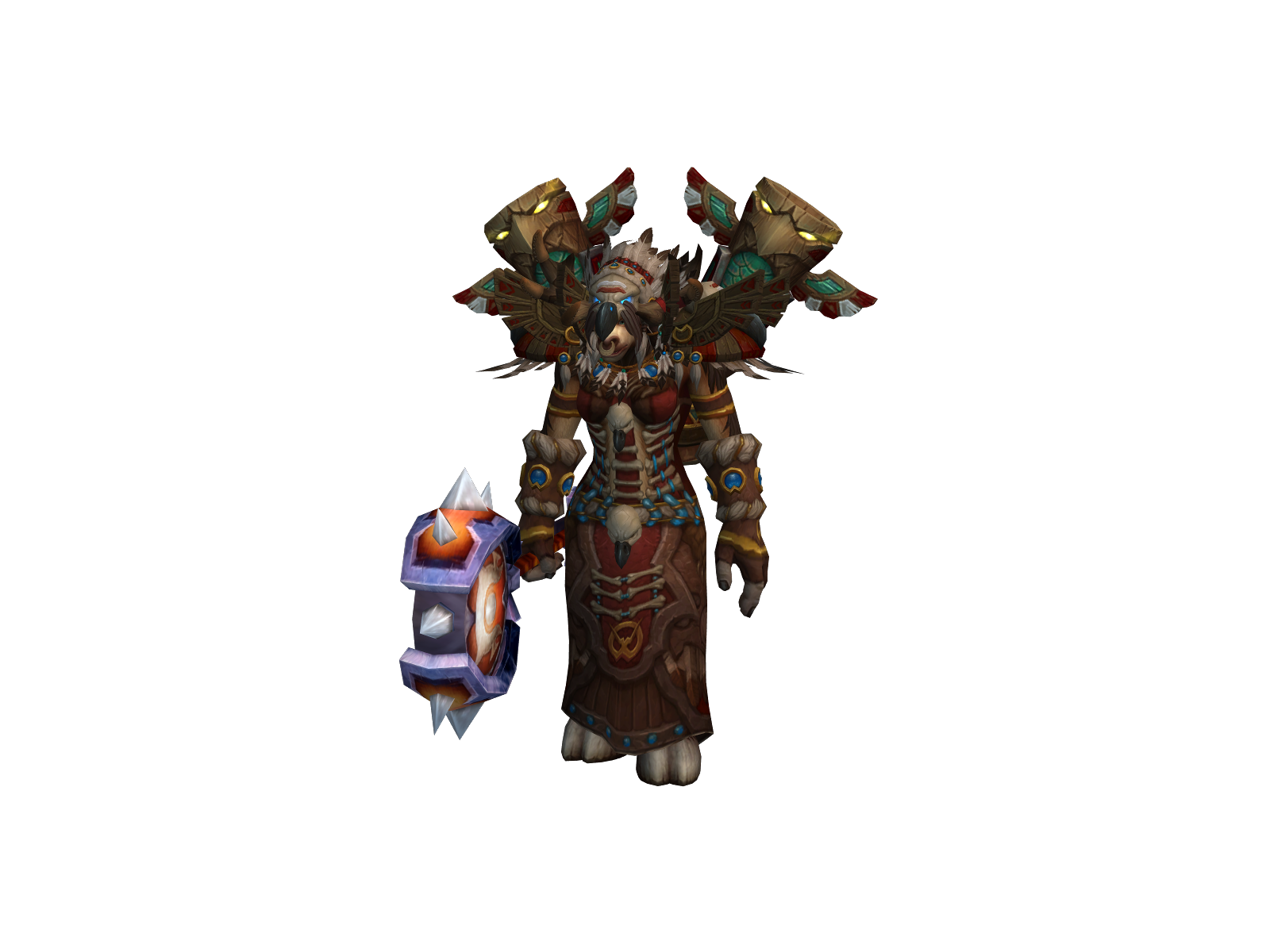 Patacrèpe 3D character render
