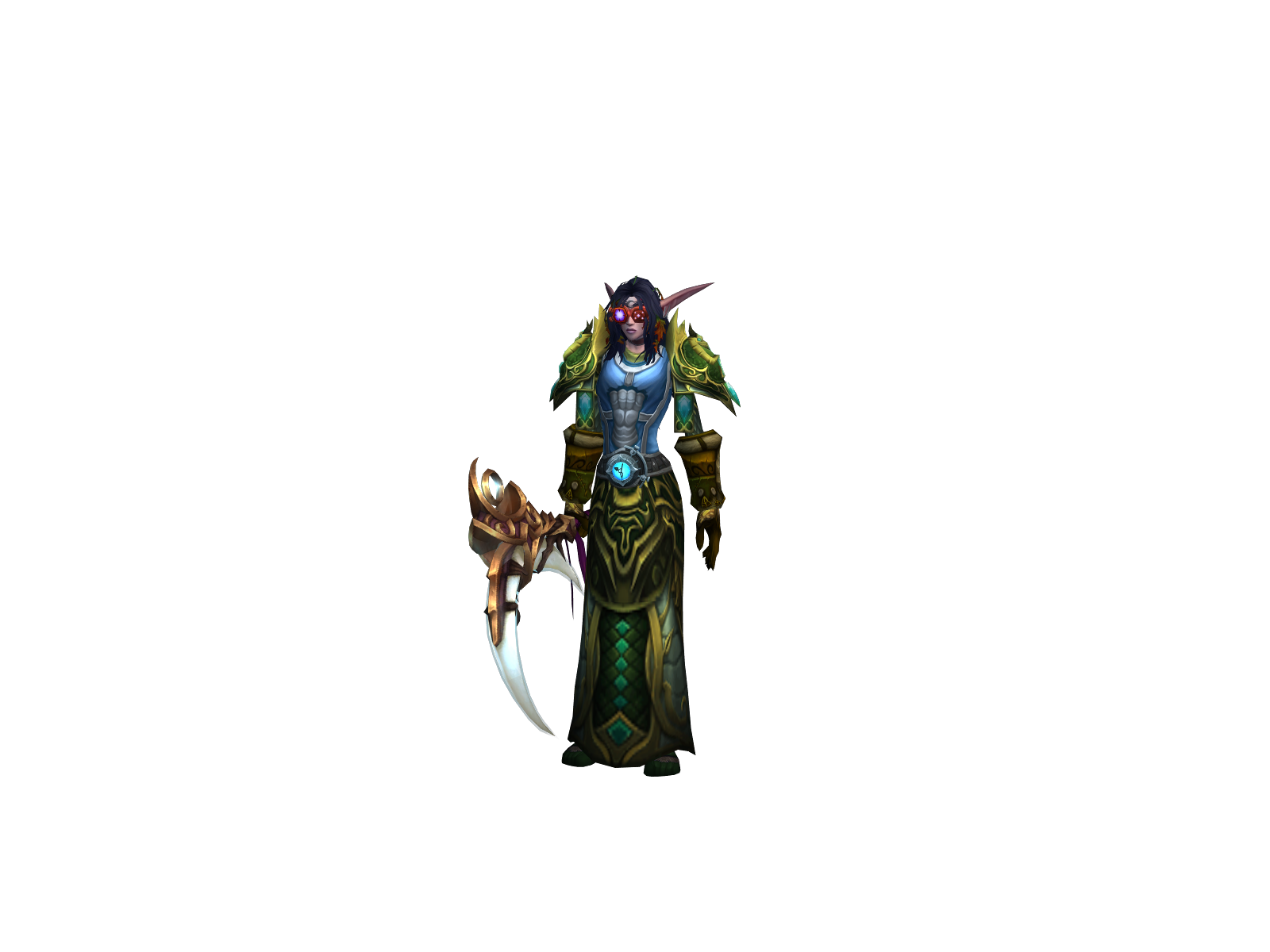 Minara 3D character render