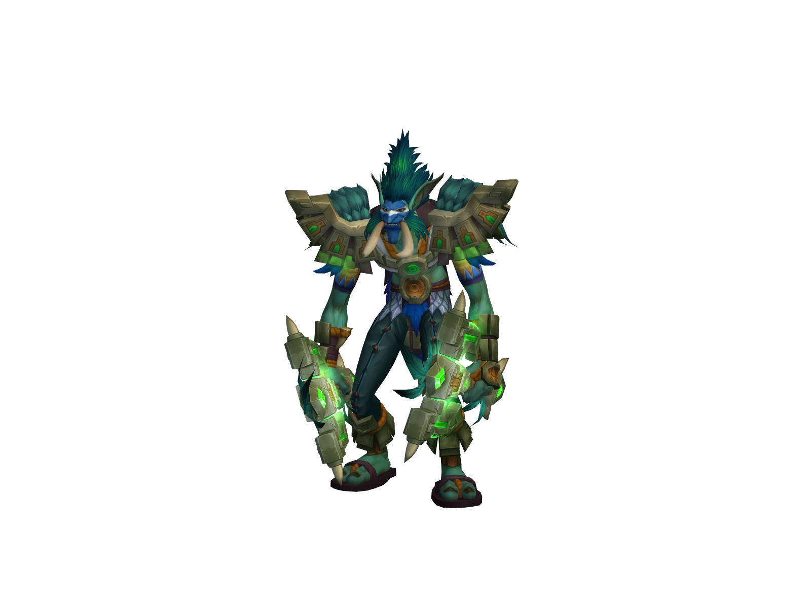 Caraïbes 3D character render