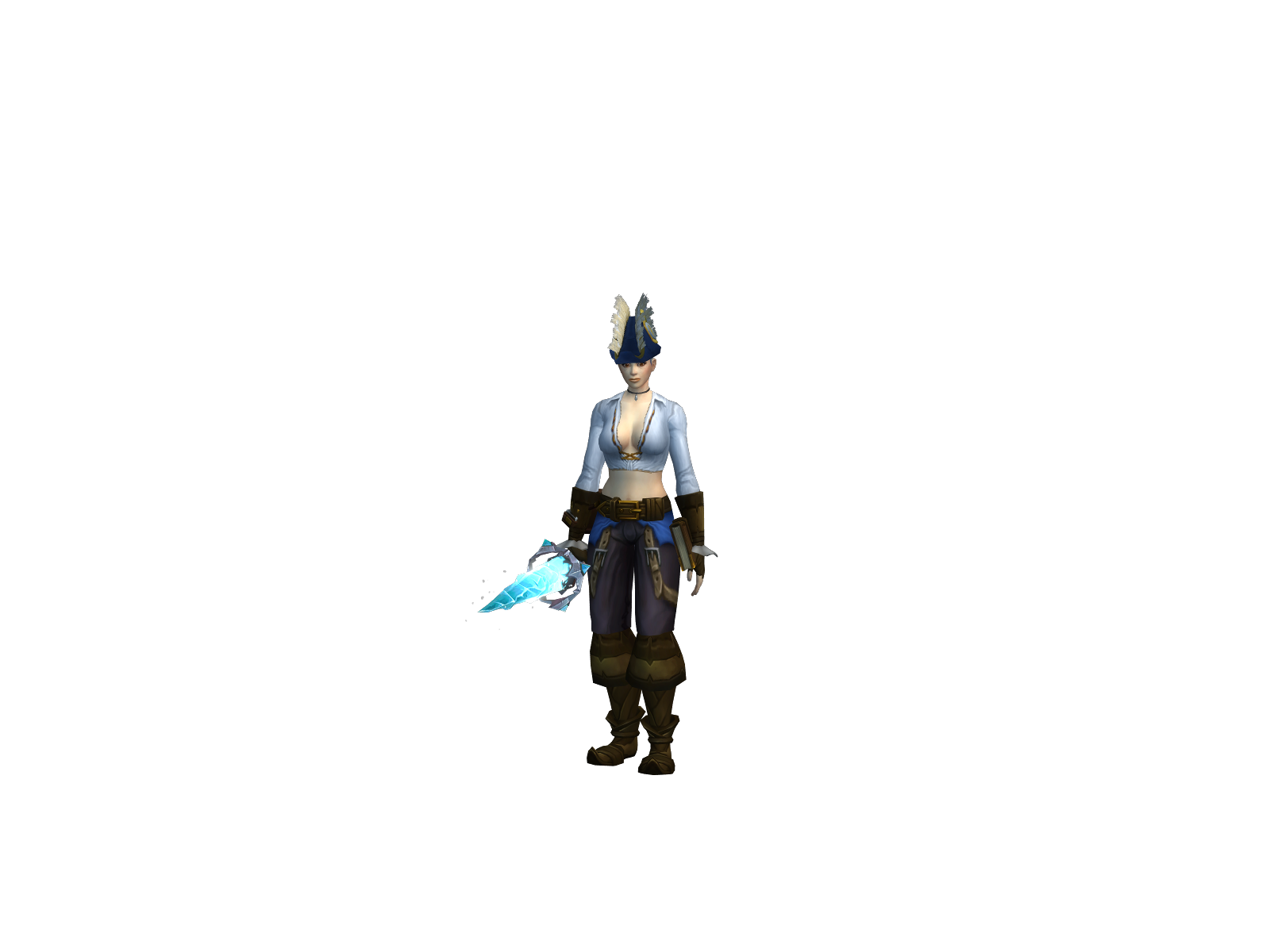 Shaëva 3D character render